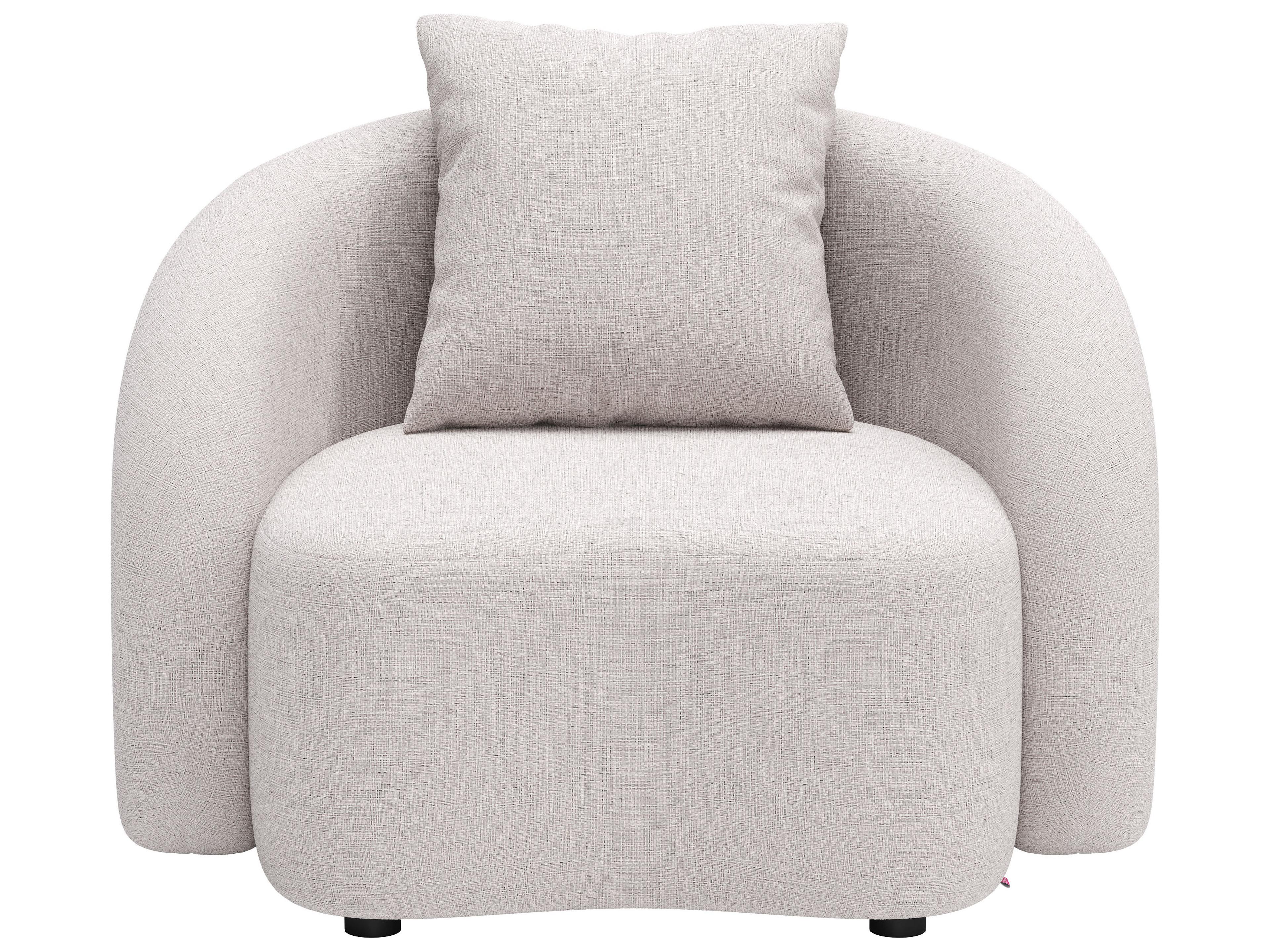 Zuo Outdoor Sunny Isles Beige Aluminum Cushion Lounge Chair