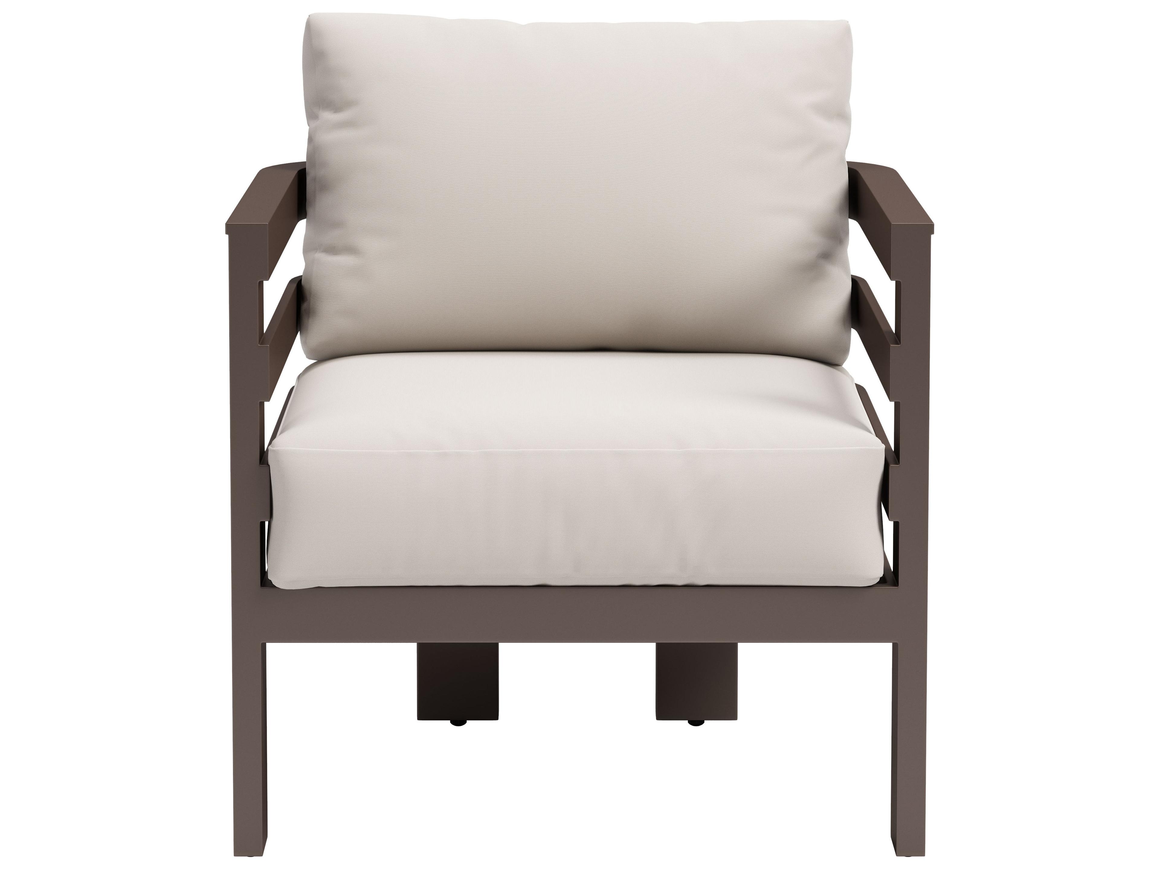 Zuo Outdoor Bal Harbor White Aluminum Cushion Lounge Chair