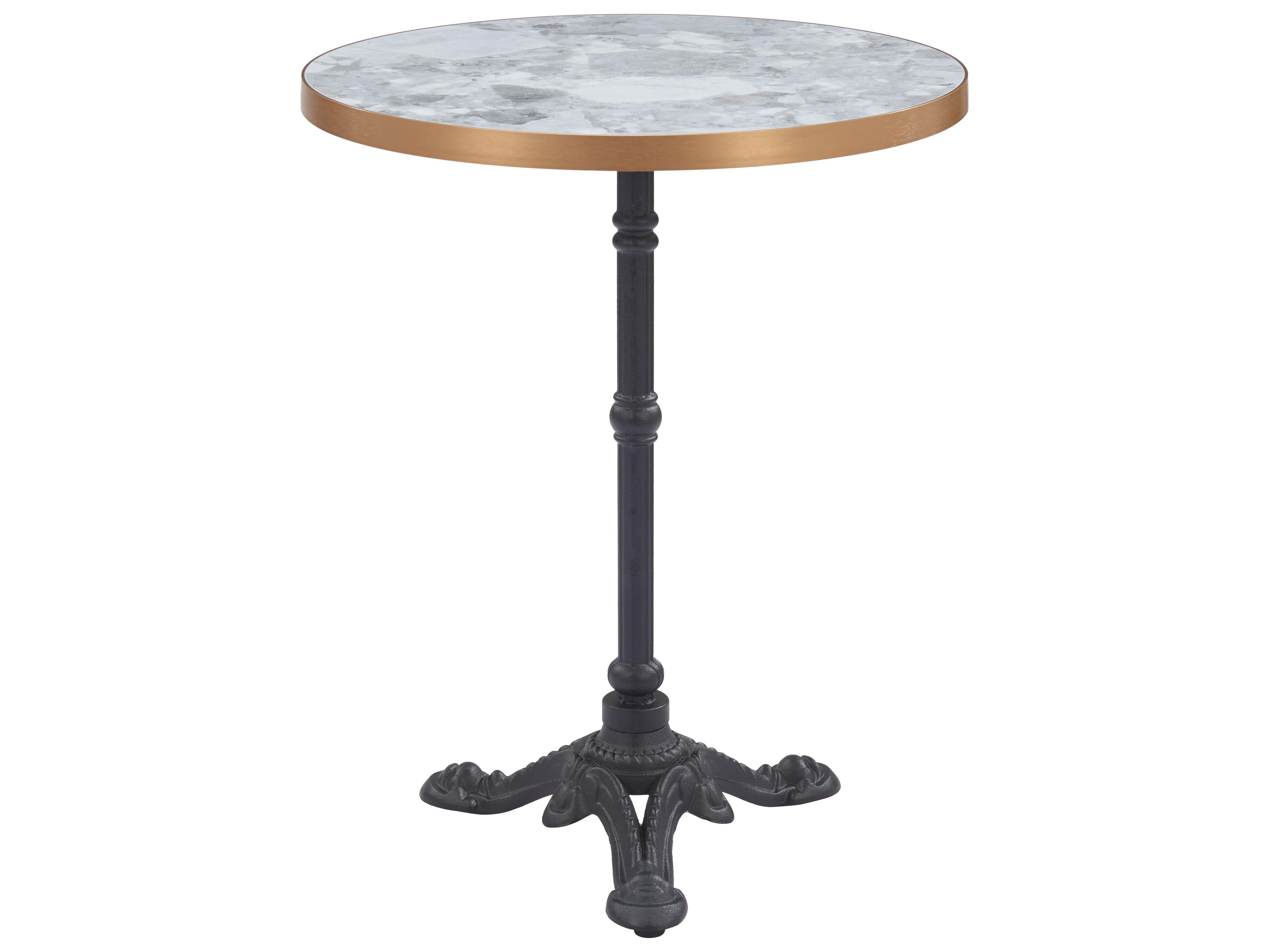 Zuo Outdoor Gazebo Multicolor Aluminum Round Dining Table