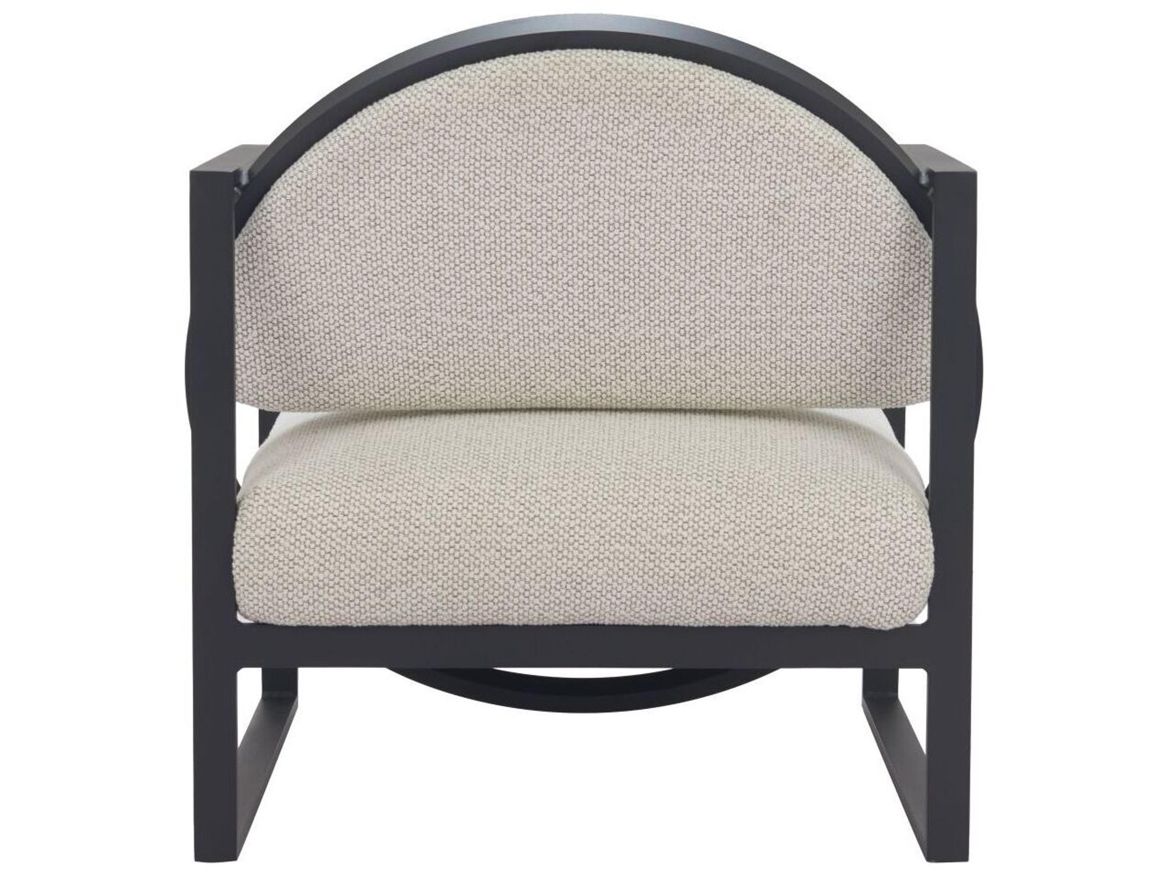 Zuo Outdoor Flakt Ivory Aluminum Cushion Lounge Chair