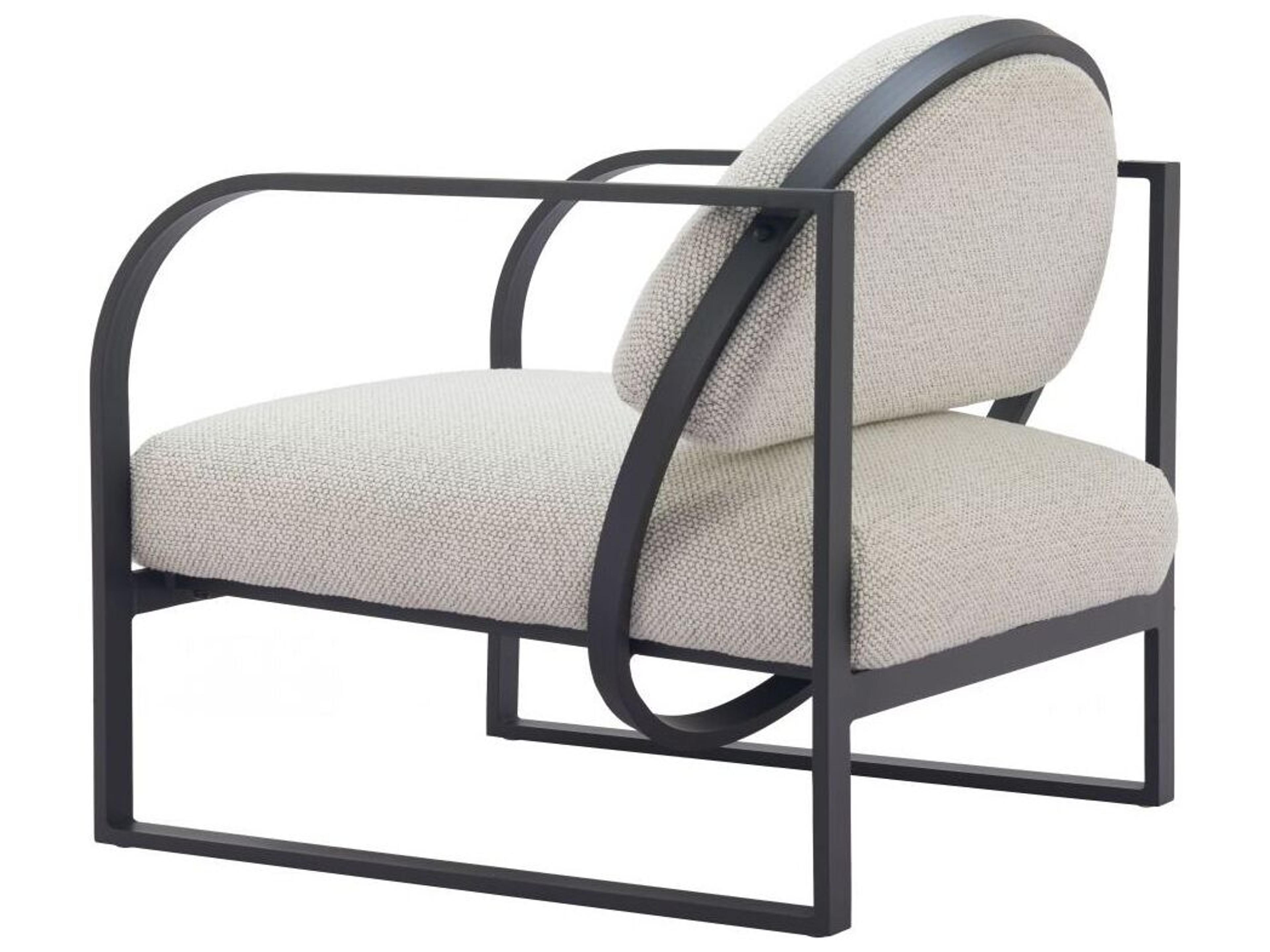Zuo Outdoor Flakt Ivory Aluminum Cushion Lounge Chair