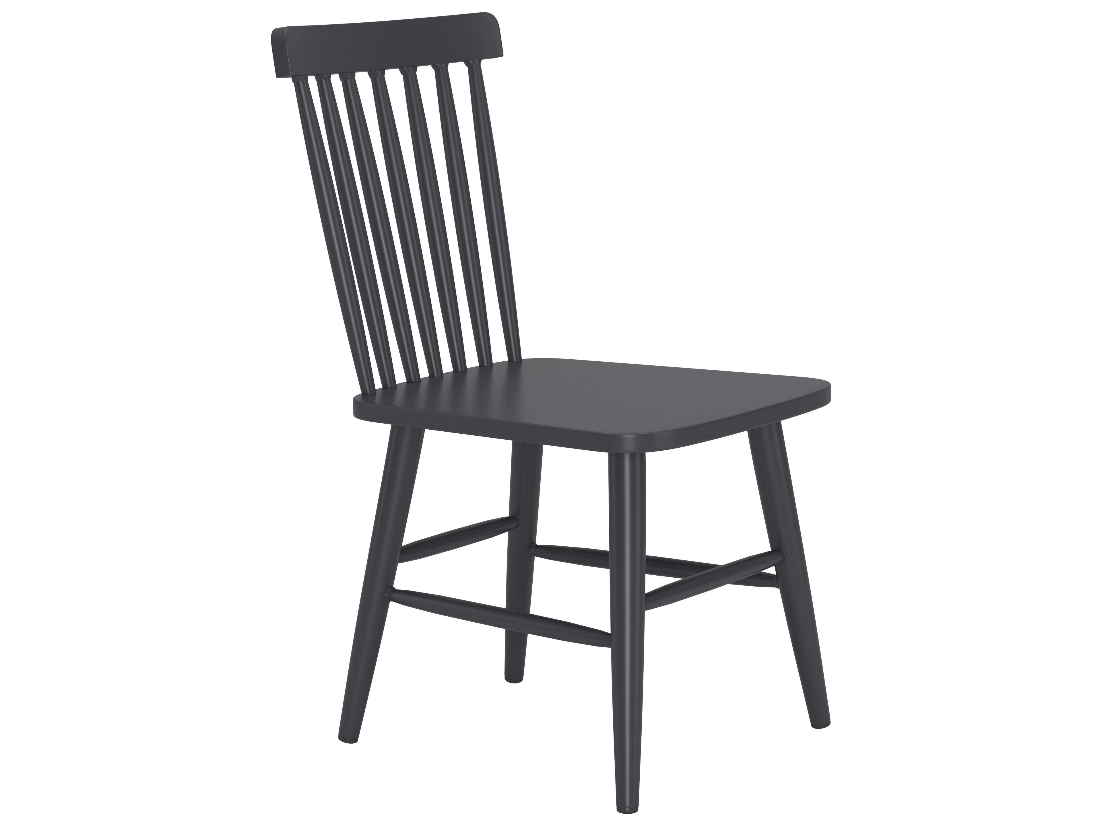 Zeilen Black Aluminum Metal Dining Chair, Set of 2