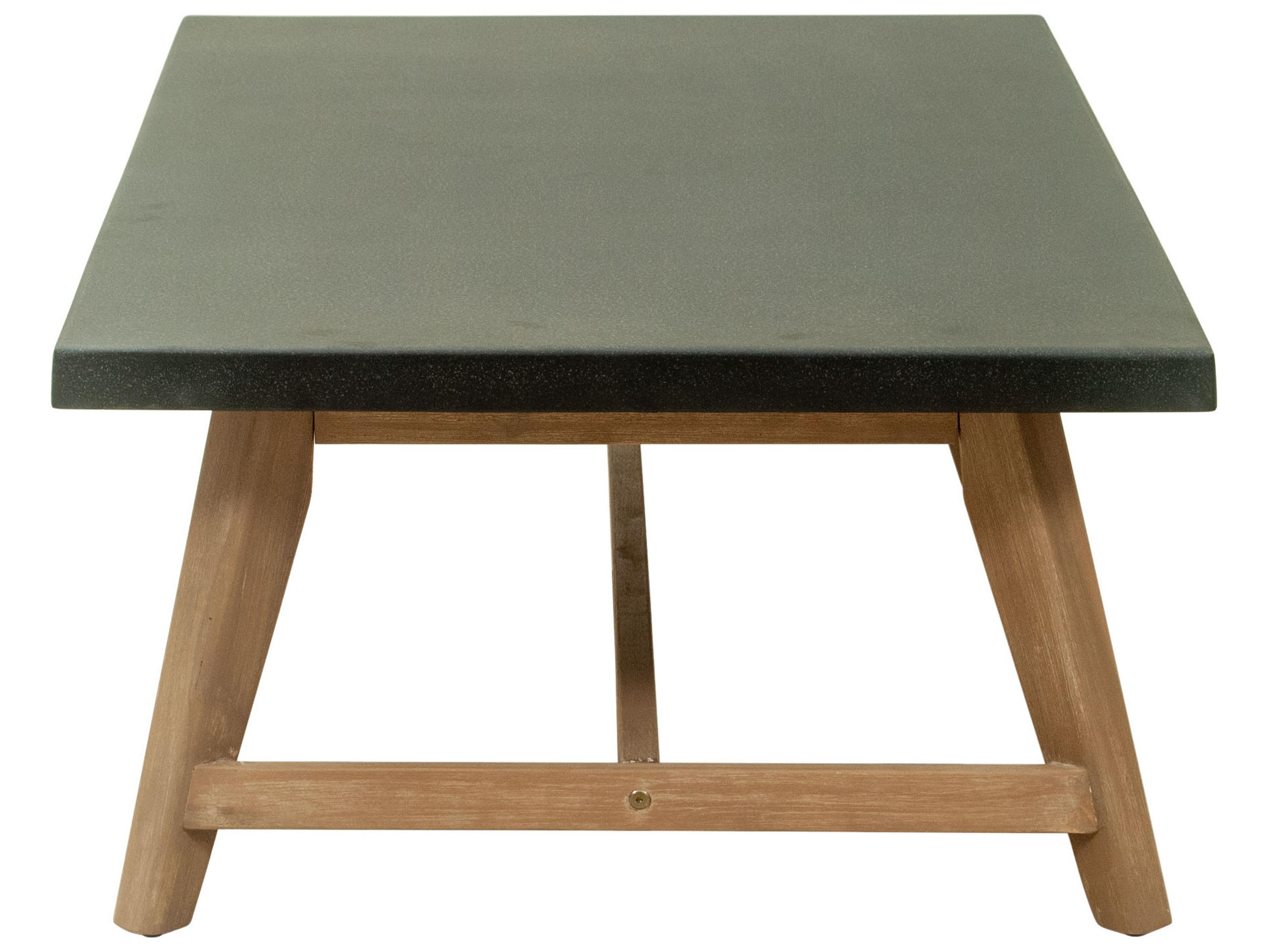 Zuo Outdoor Dert Gray Concrete Rectangular Coffee Table