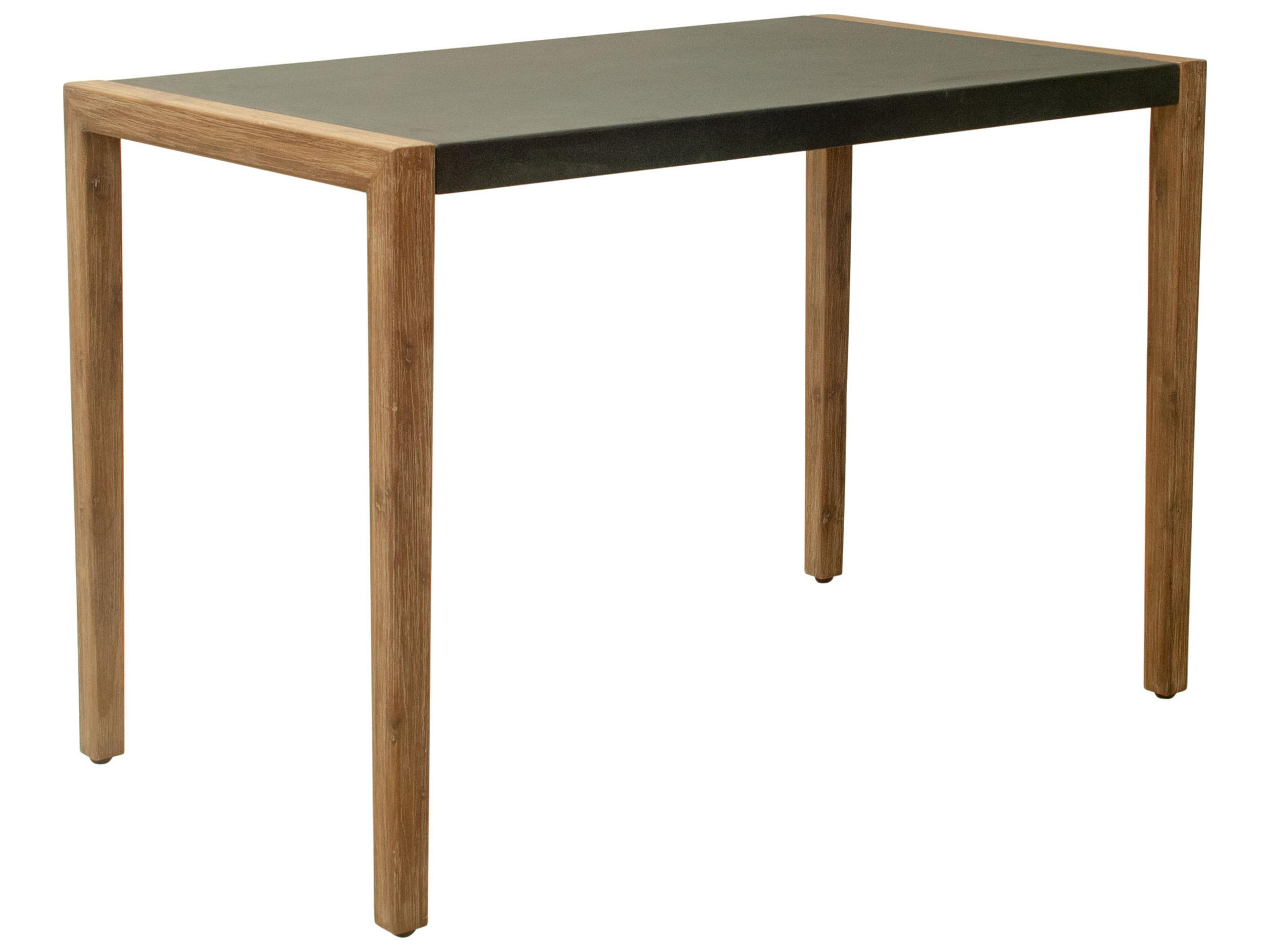 Kata Gray Wood Rectangular Counter Table