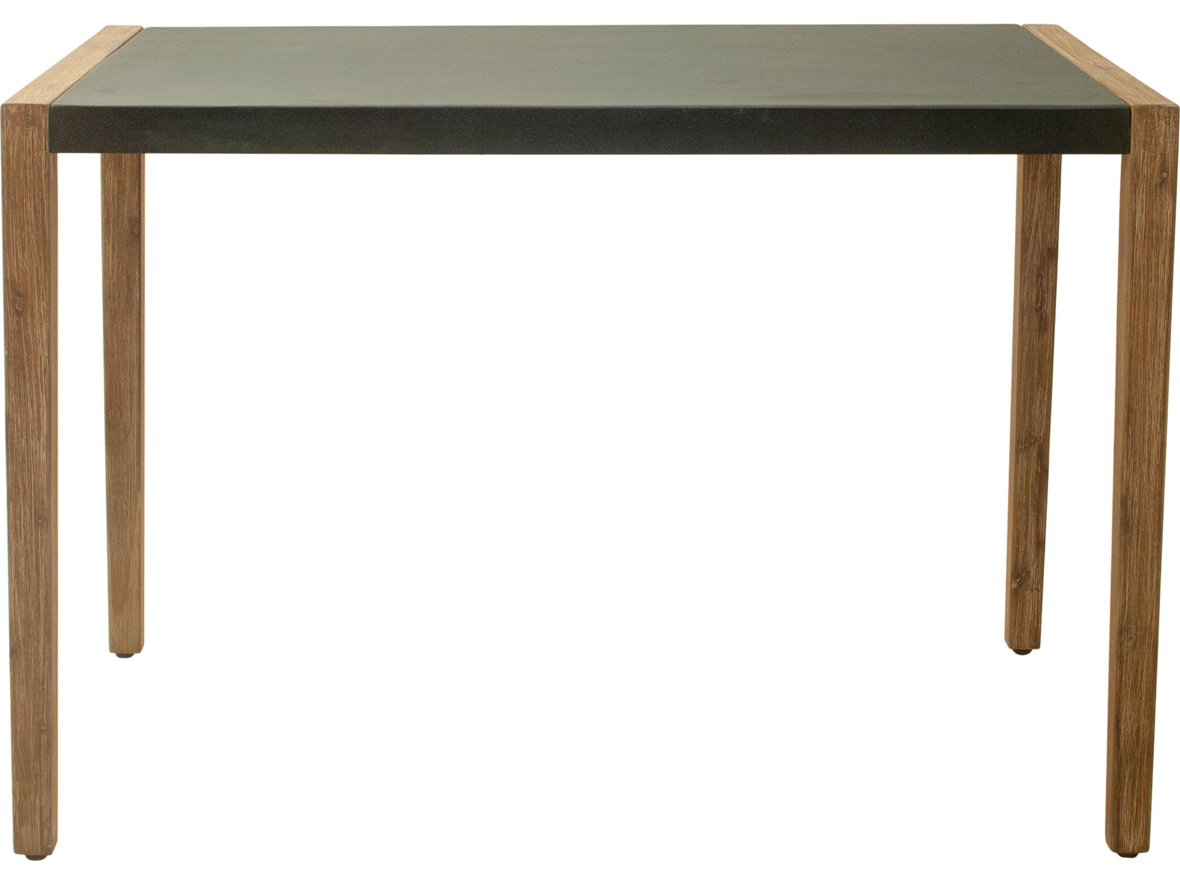 Zuo Outdoor Kata Gray Wood Rectangular Counter Table