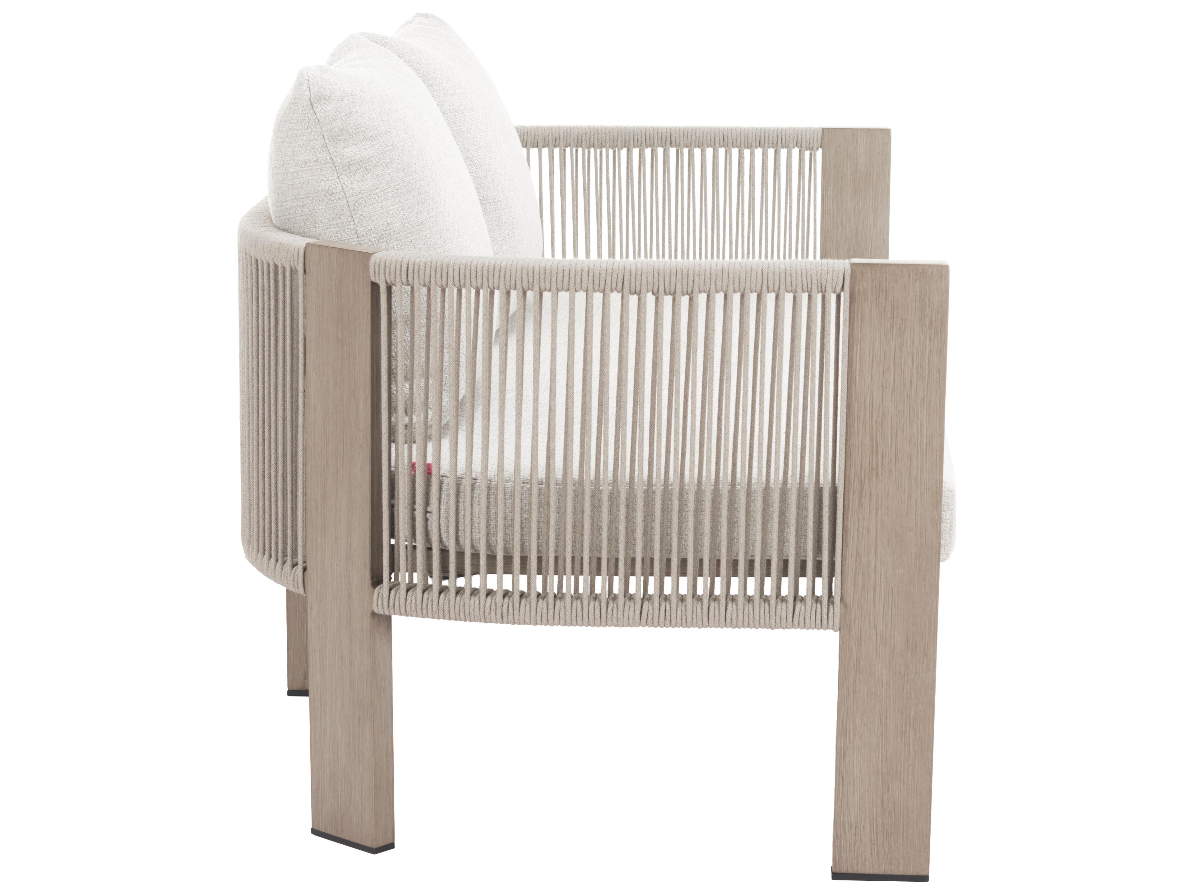 Zuo Outdoor Rebel Beige Aluminum Cushion Sofa