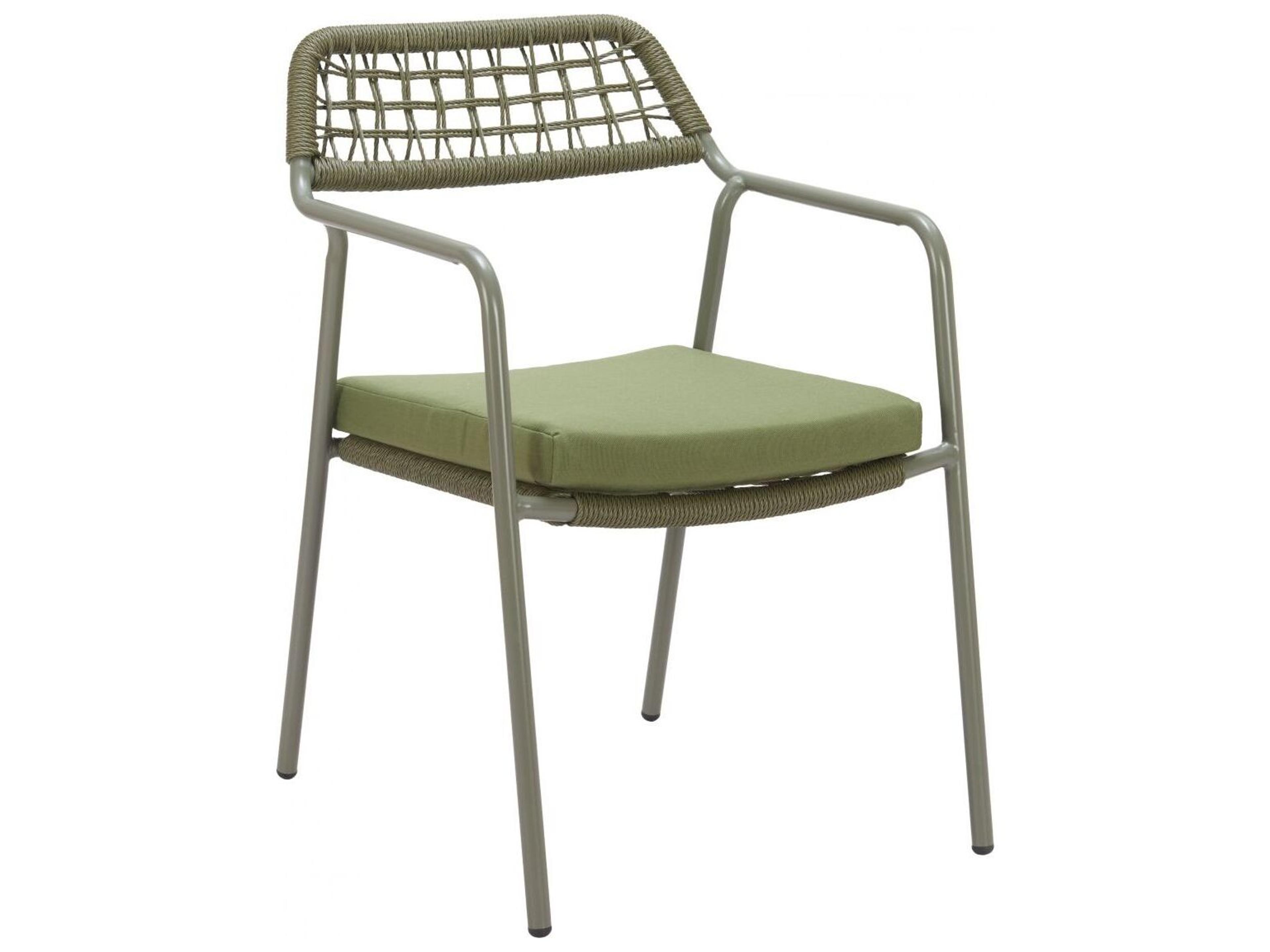 Rio Green Rope Cushion Dining Chair