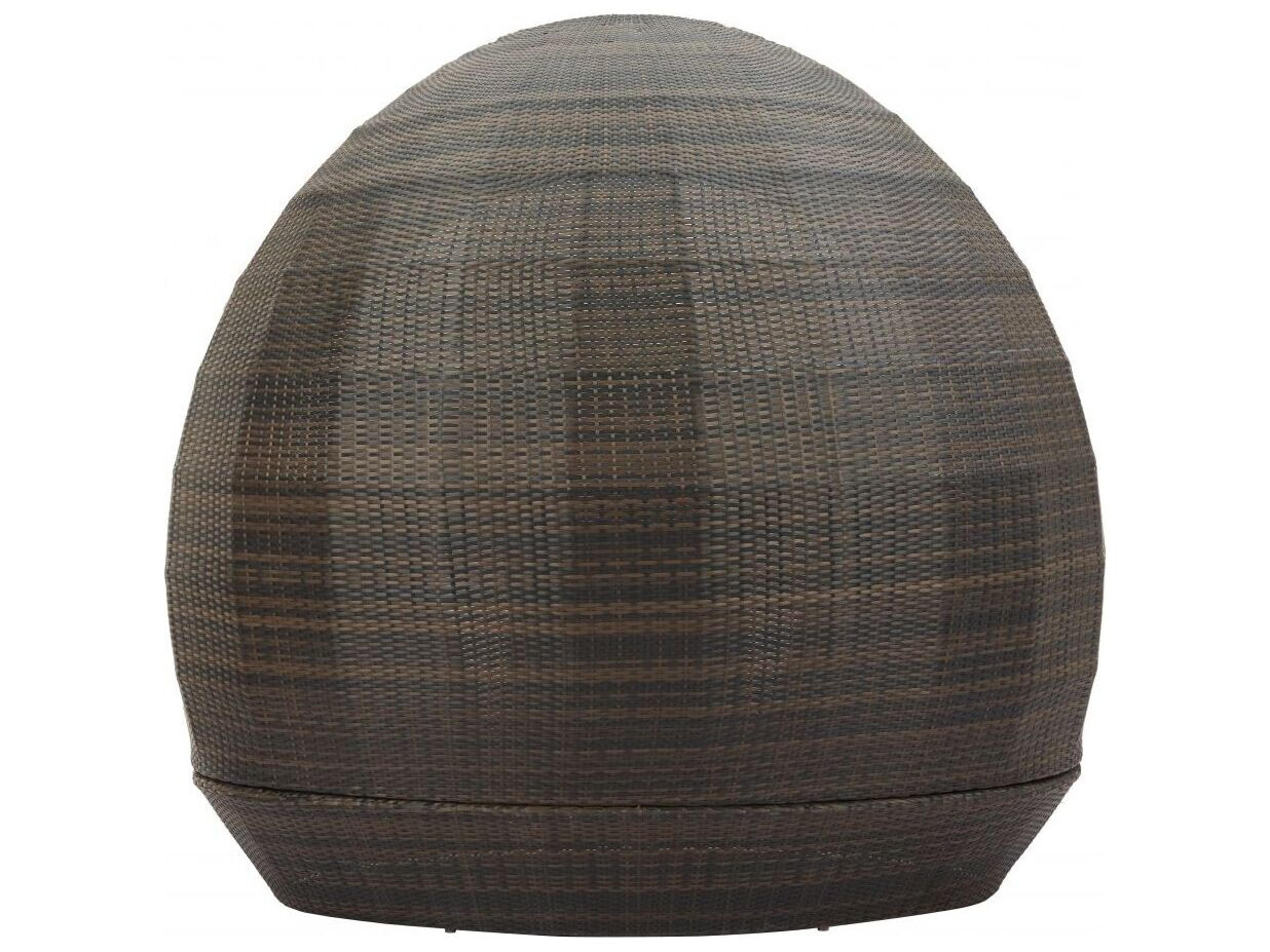 Zuo Outdoor Marisol Brown Beige Aluminum Cushion Lounge Bed