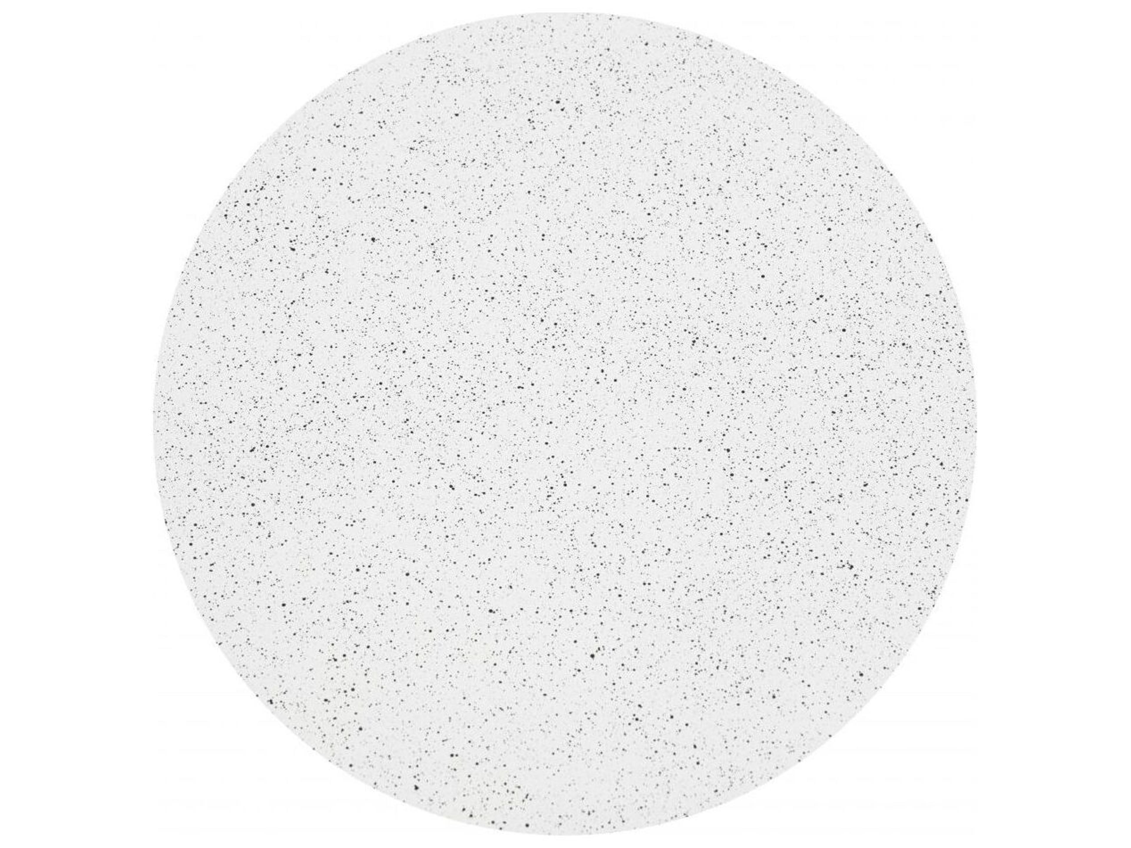 Zuo Outdoor Corza White Concrete Round Coffee Table