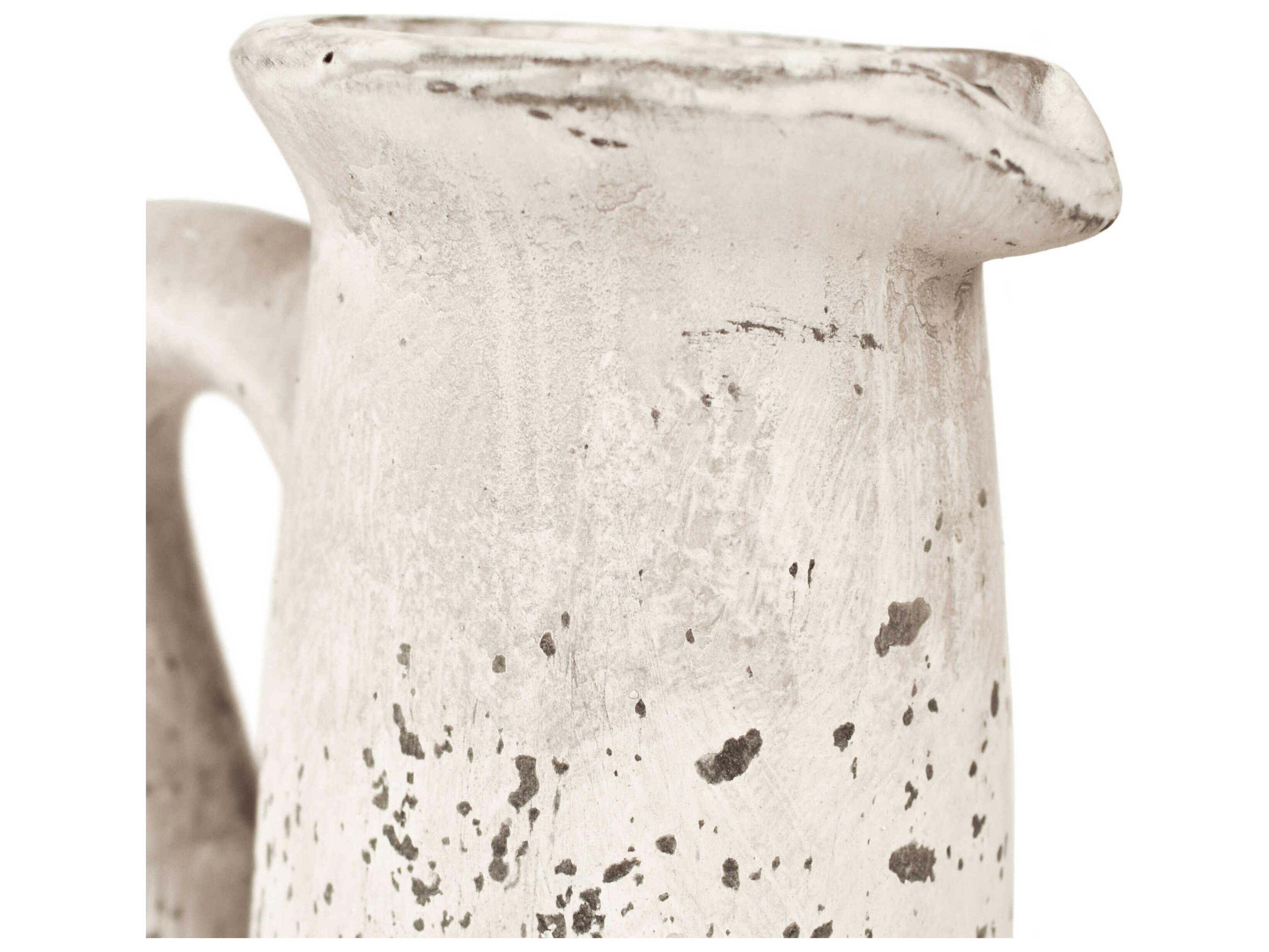 Zentique Distressed Grey Wash Vase