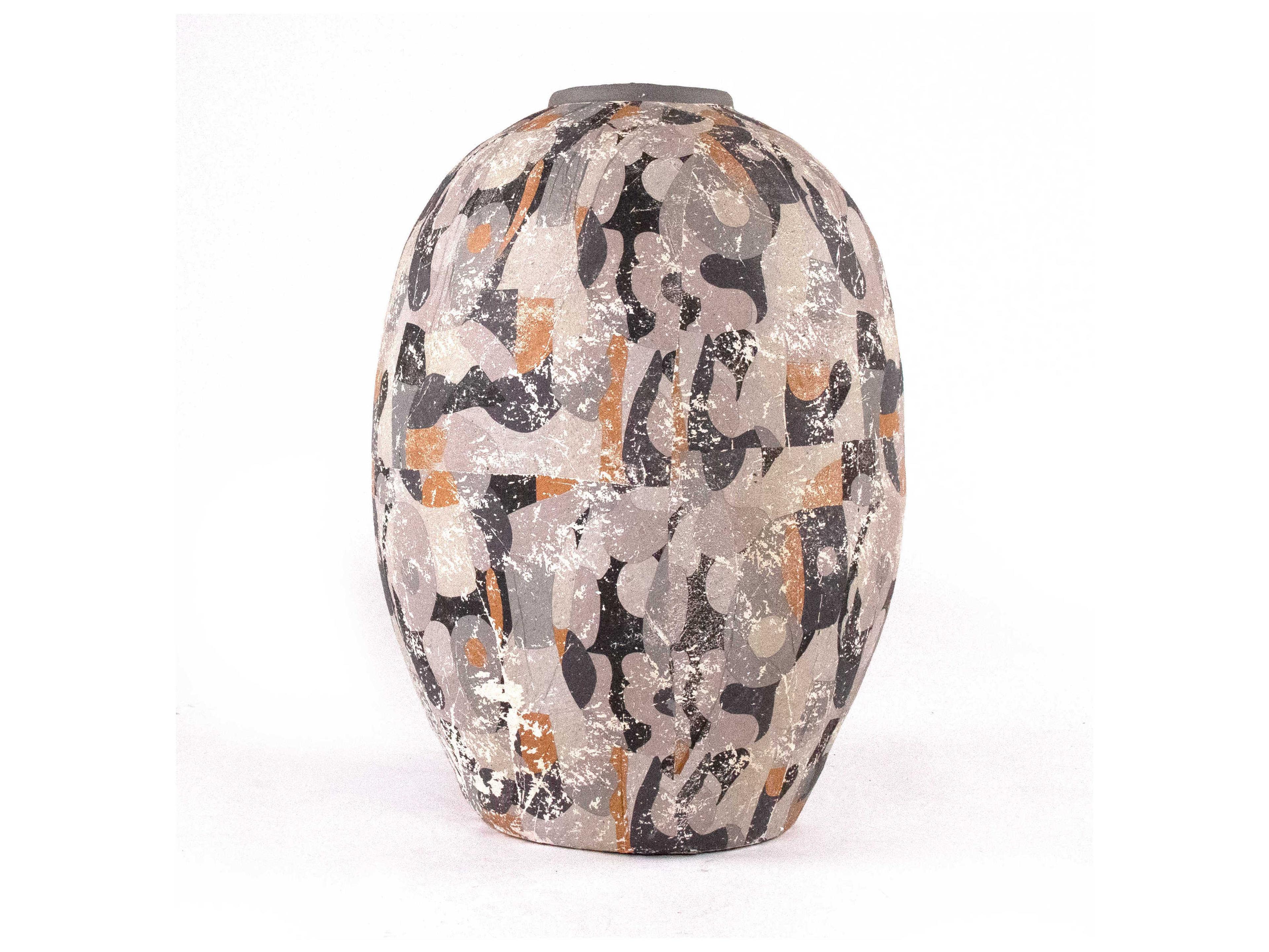 Zentique Distressed Block Vase