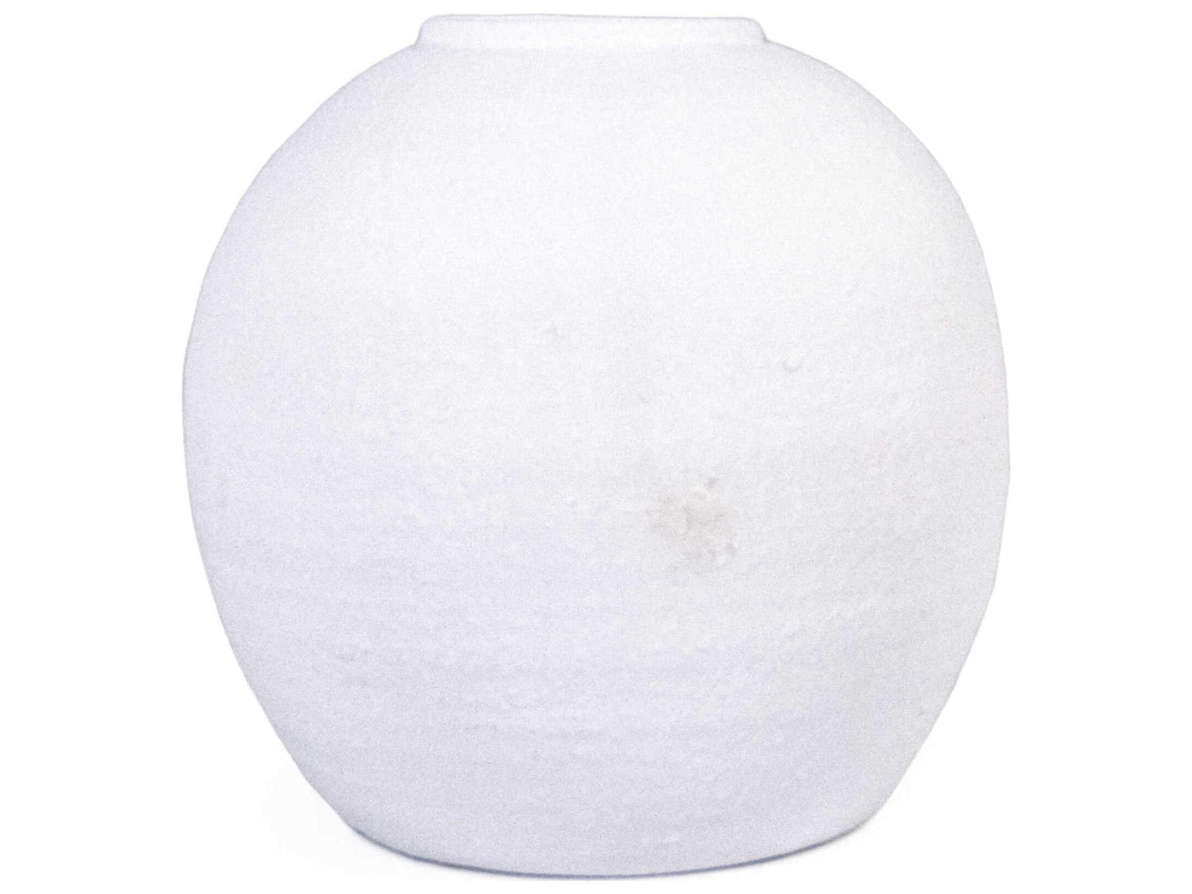 Zentique Distressed Matte White Vase