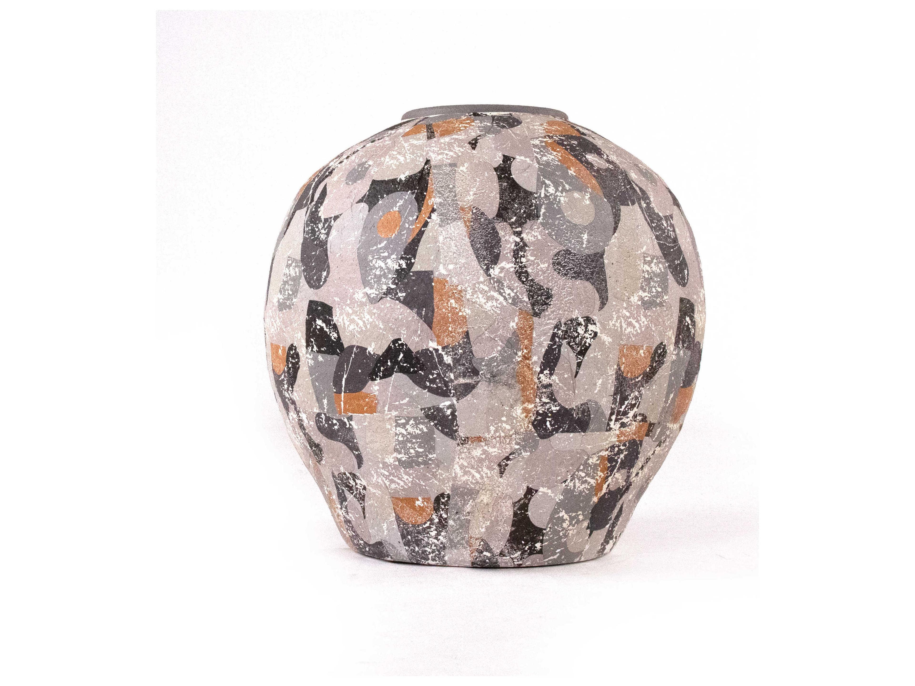 Zentique Distressed Block Vase