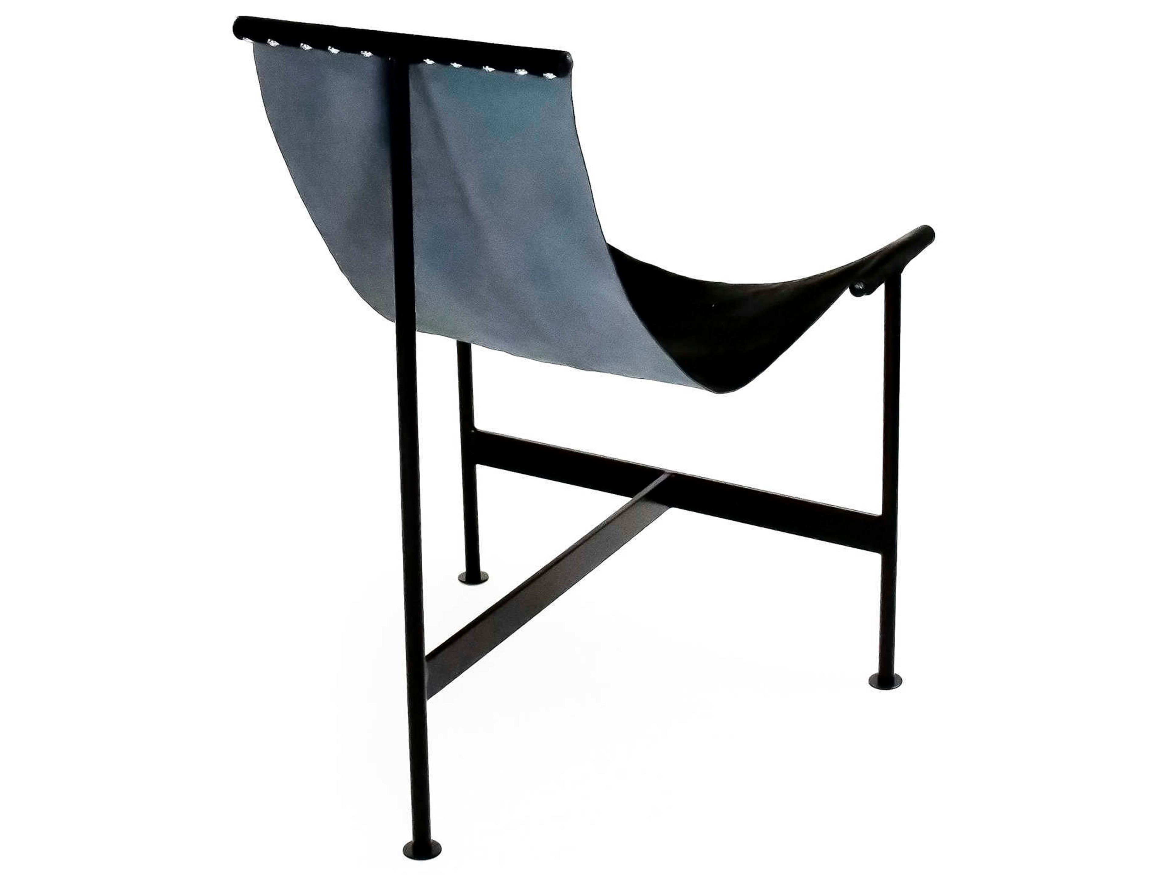 Zentique Black Leather Accent Chair