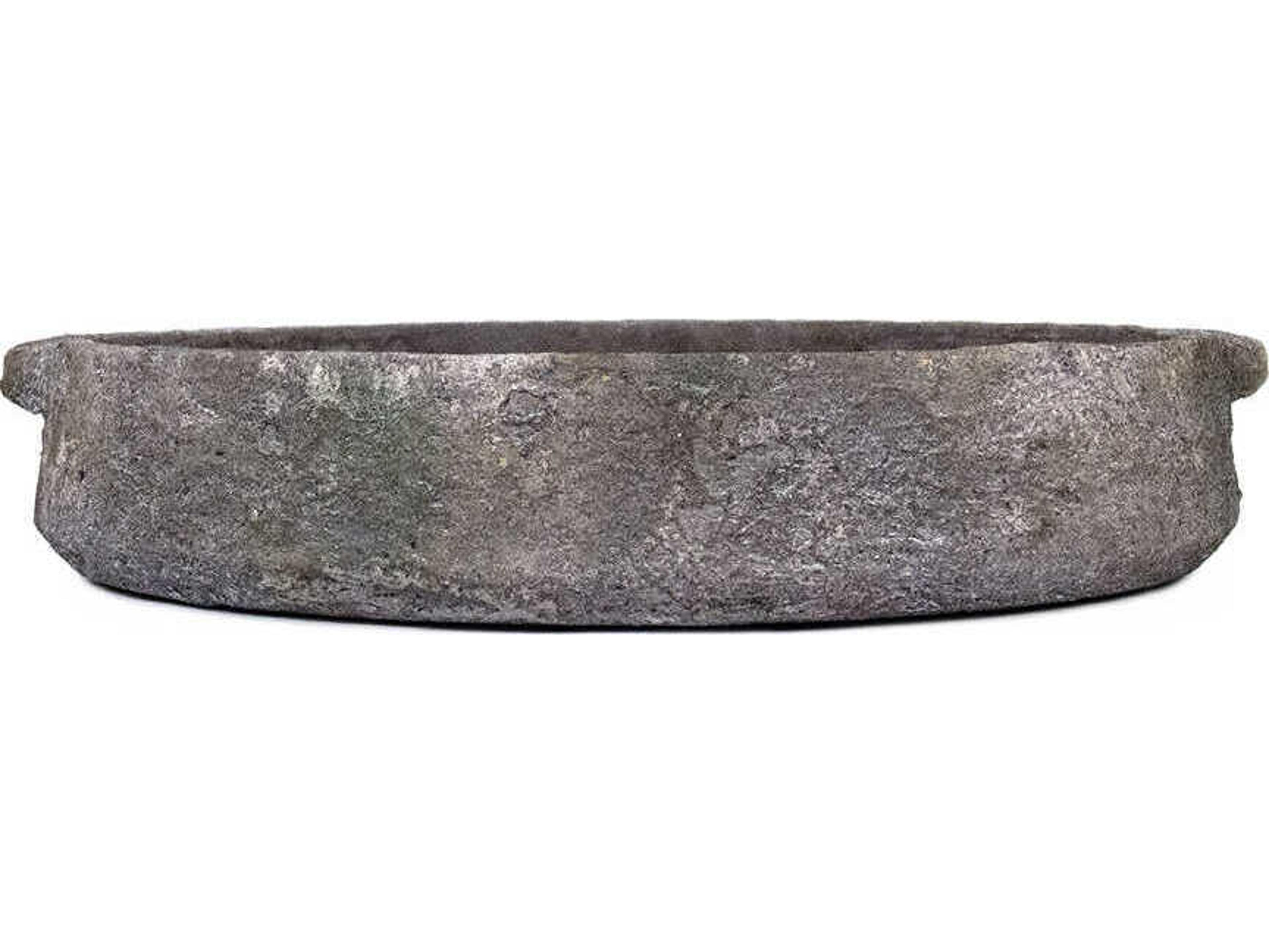 Distressed Grey Decorative Plate