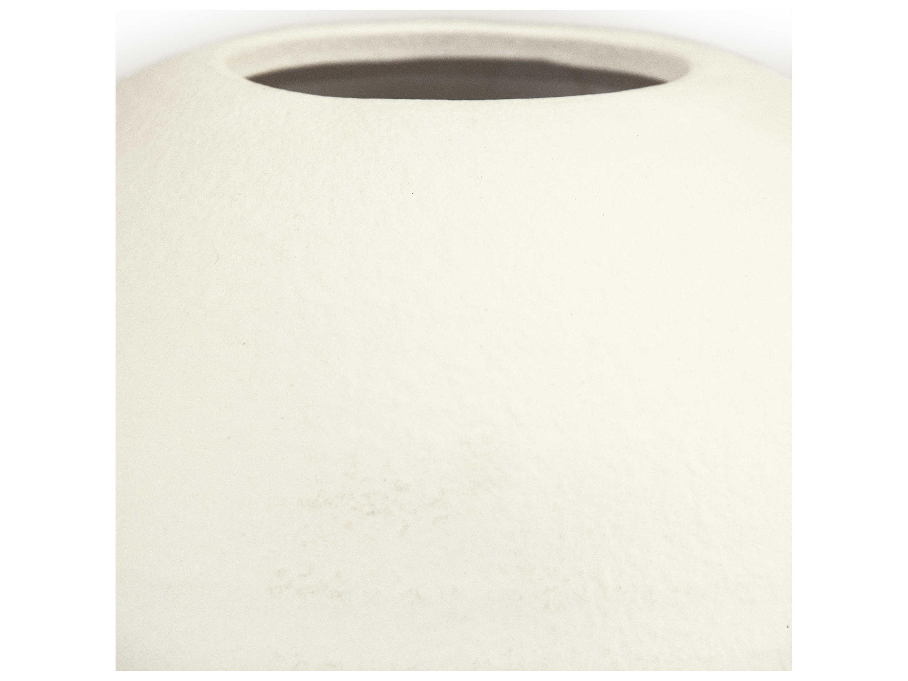 Zentique Matte White Vase