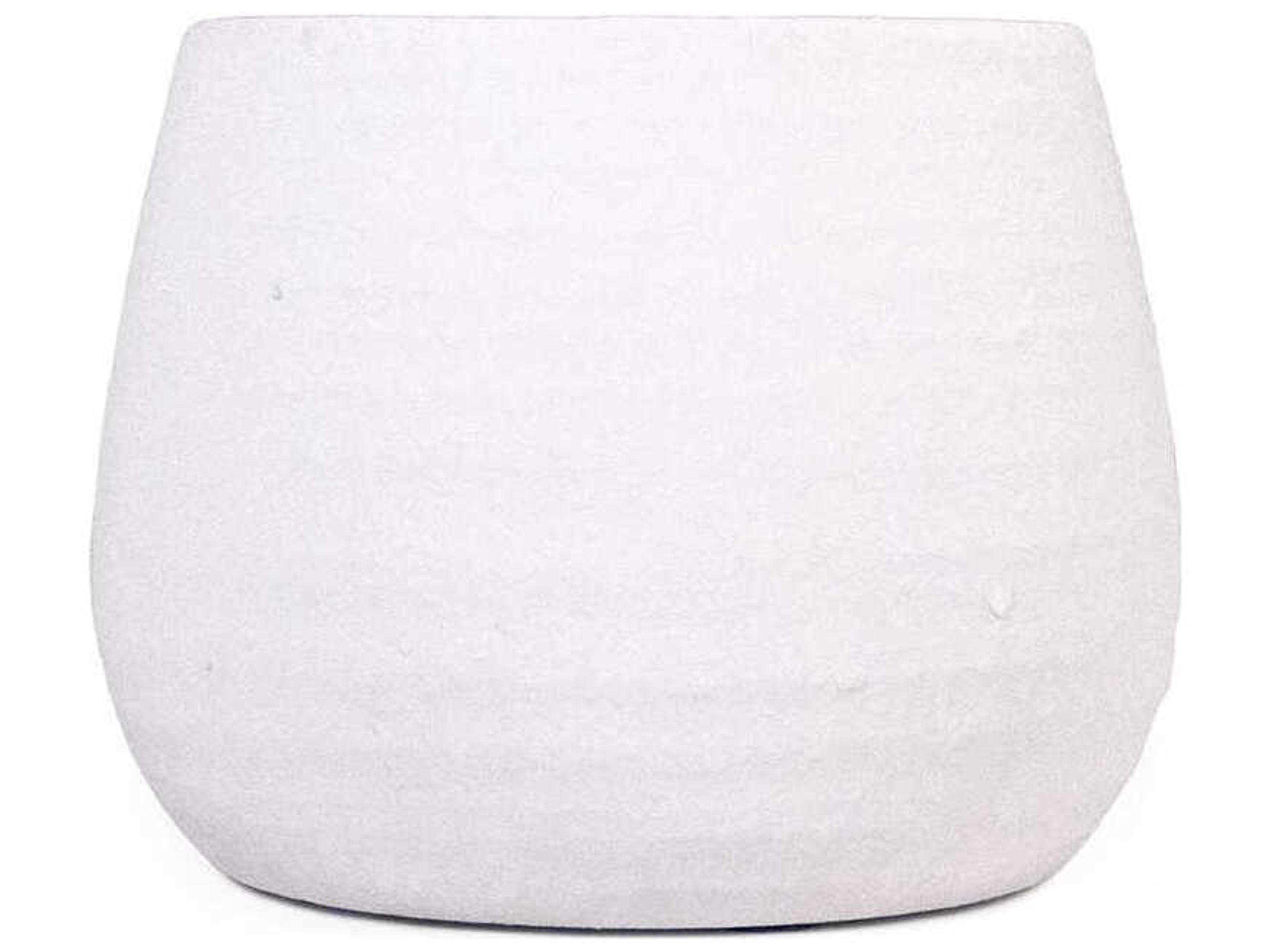 Zentique Distressed Matte White Vase