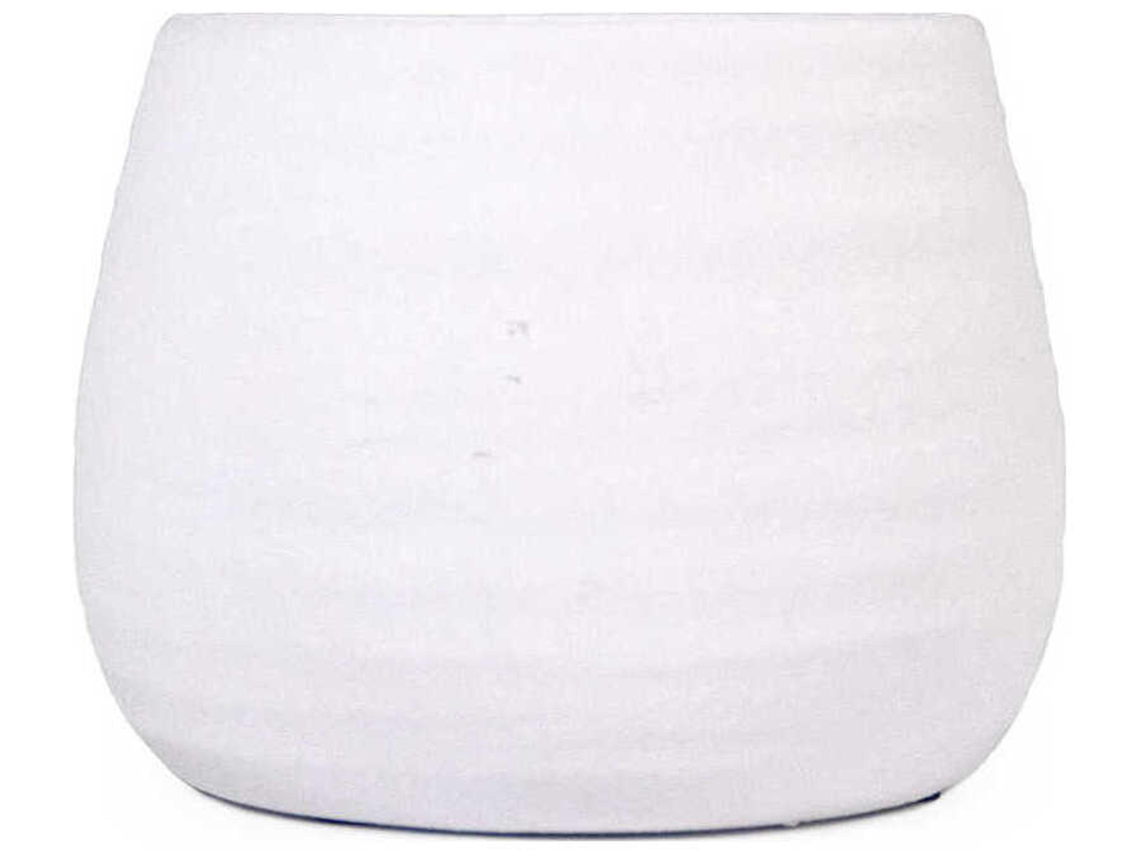 Zentique Distressed Matte White Vase