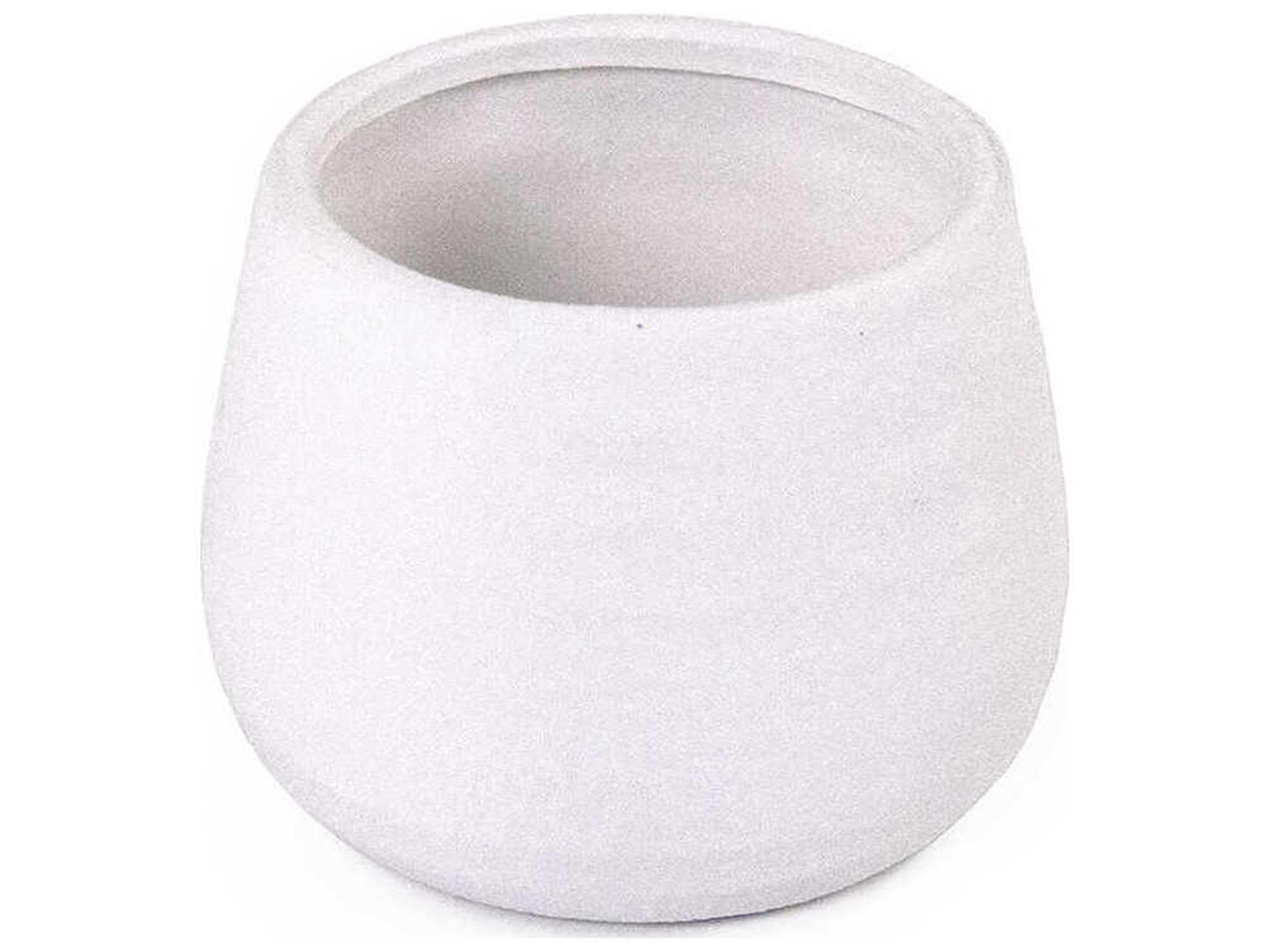 Distressed Matte White Vase