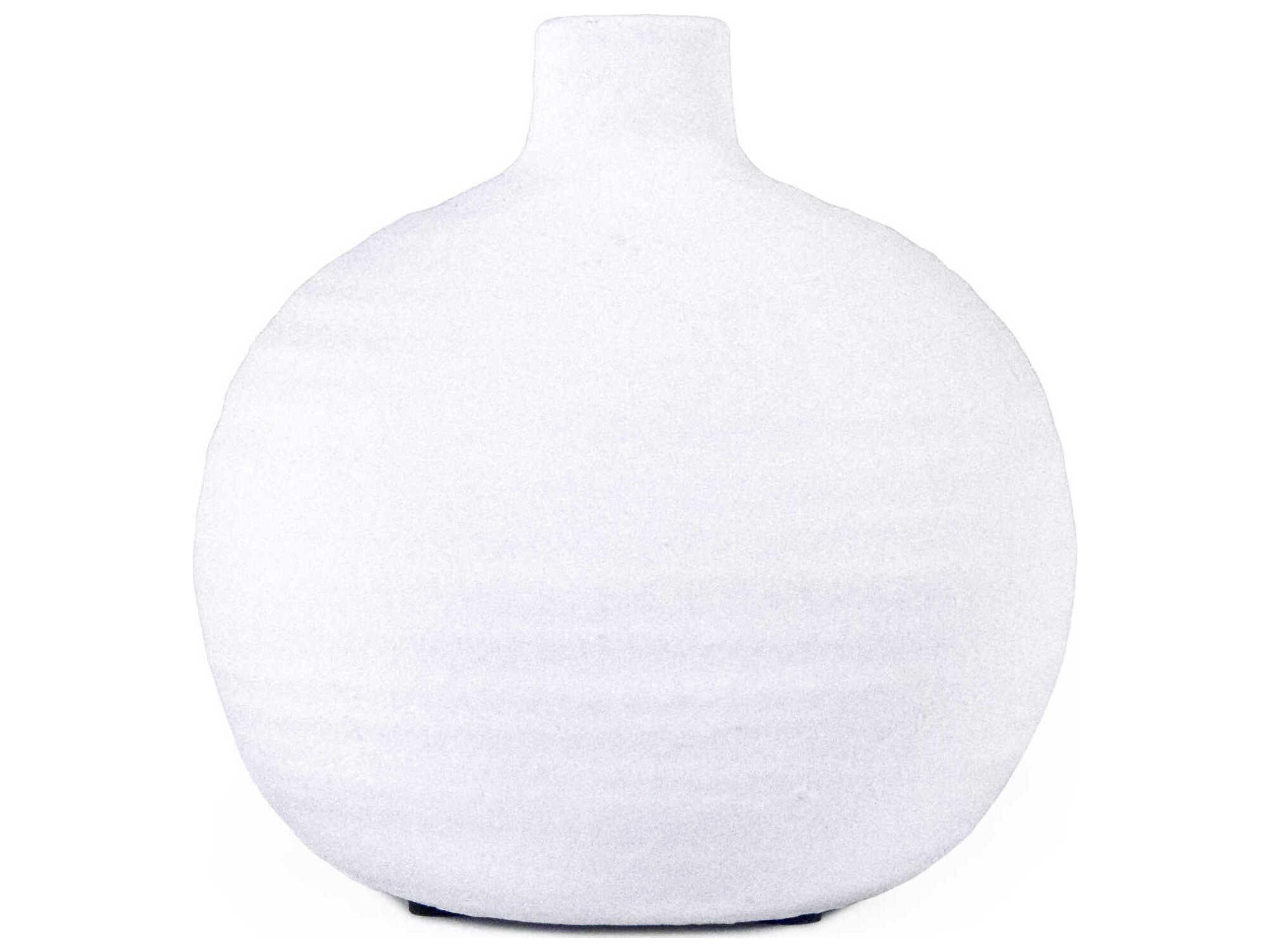 Distressed White Vase