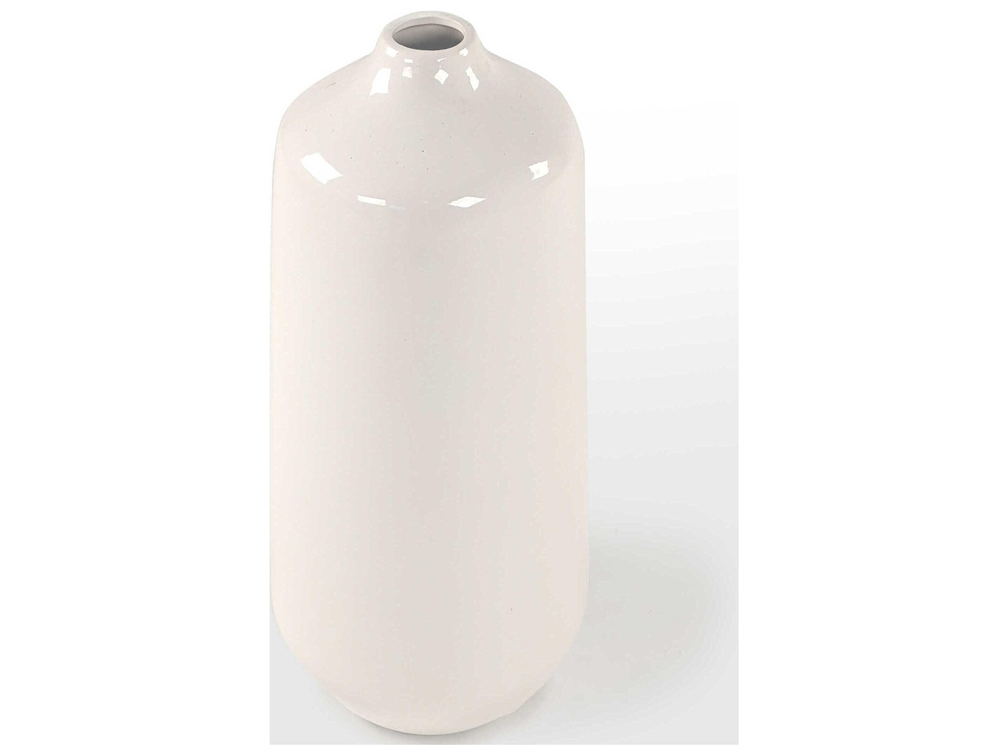 White Glazed Vase