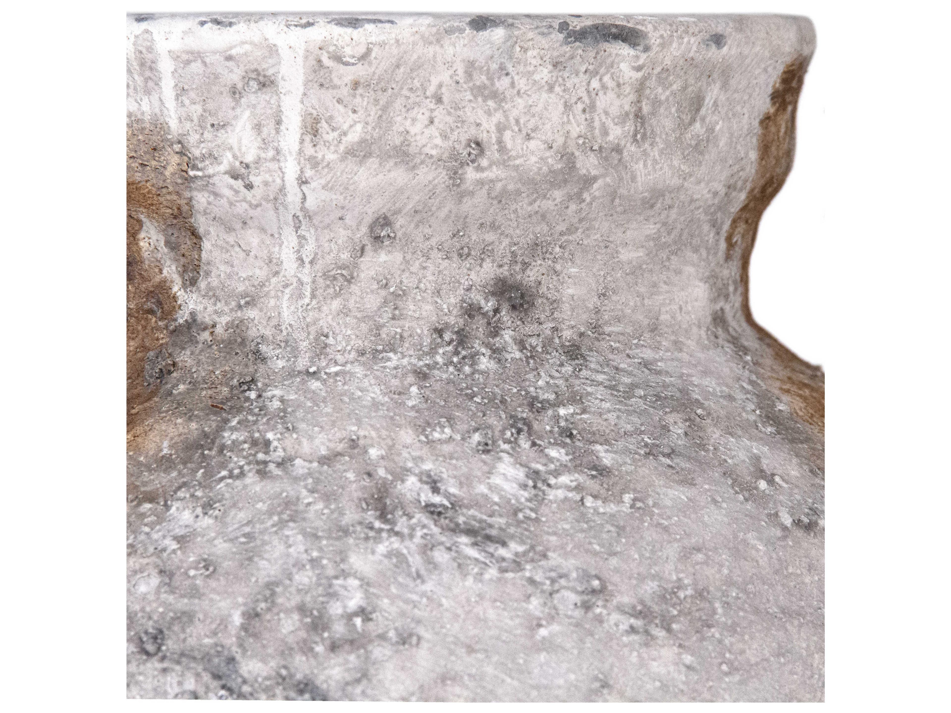 Zentique Distressed Light Grey Vase