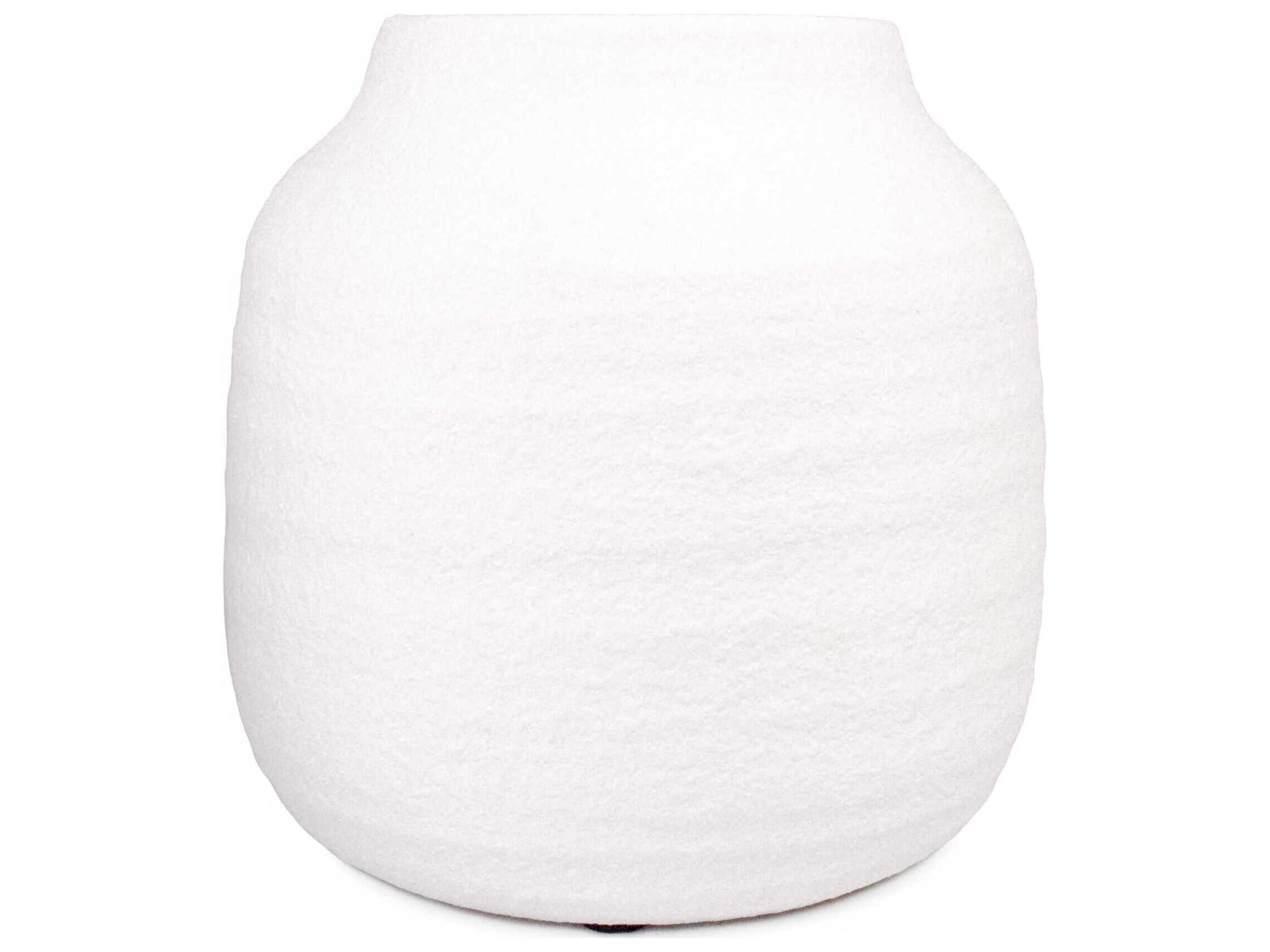 Zentique Matte White Vase