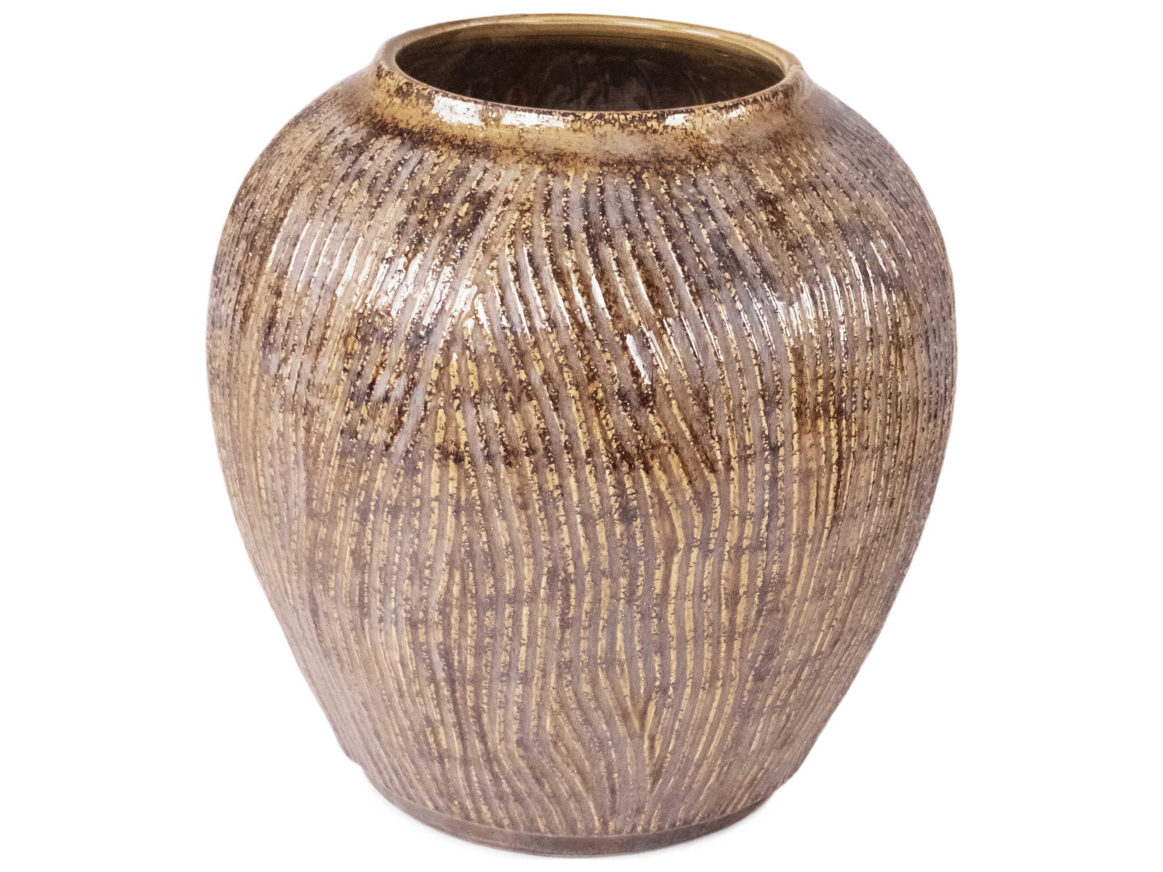 Zentique Distressed Textured Vase