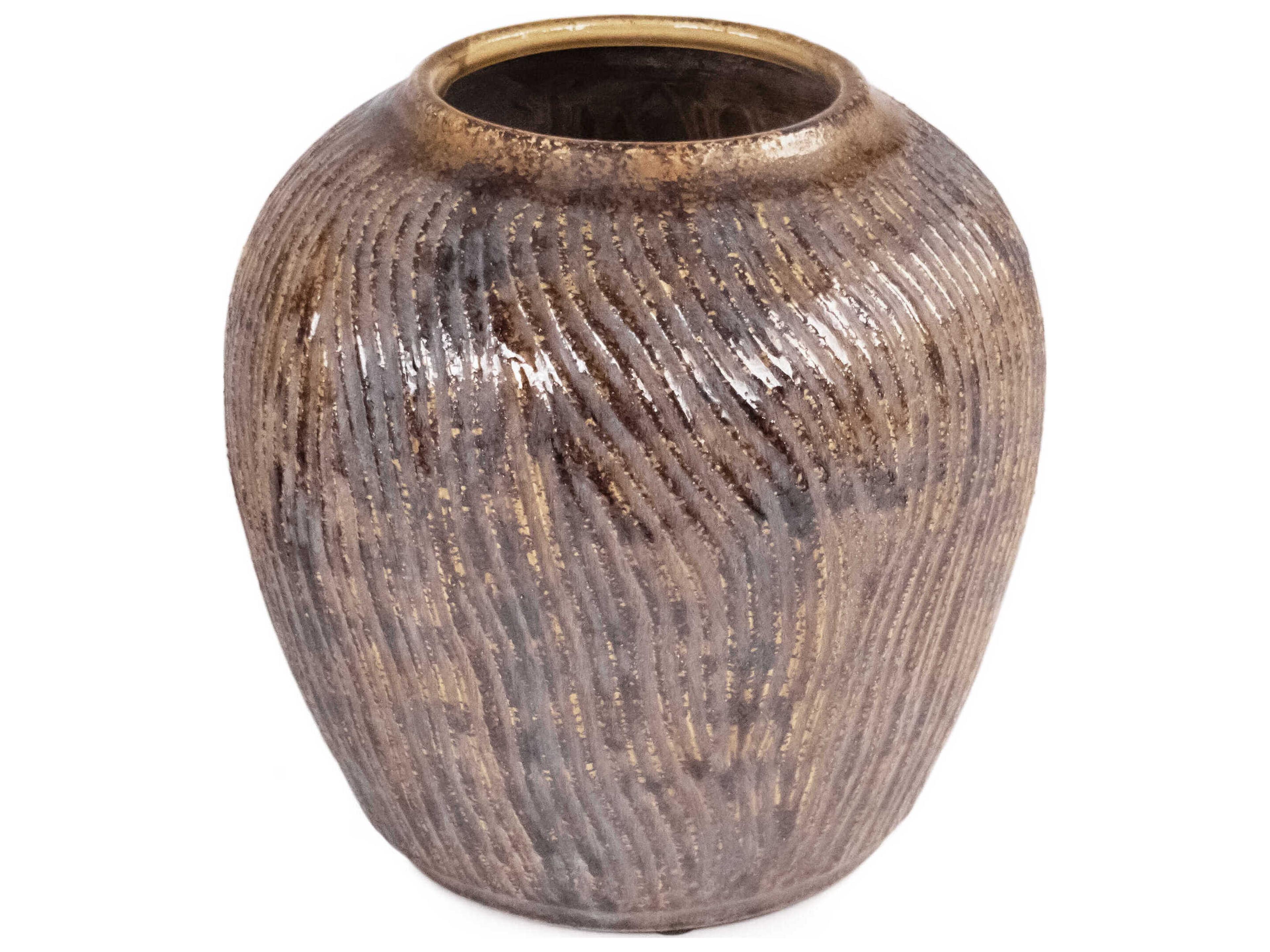 Zentique Distressed Textured Vase