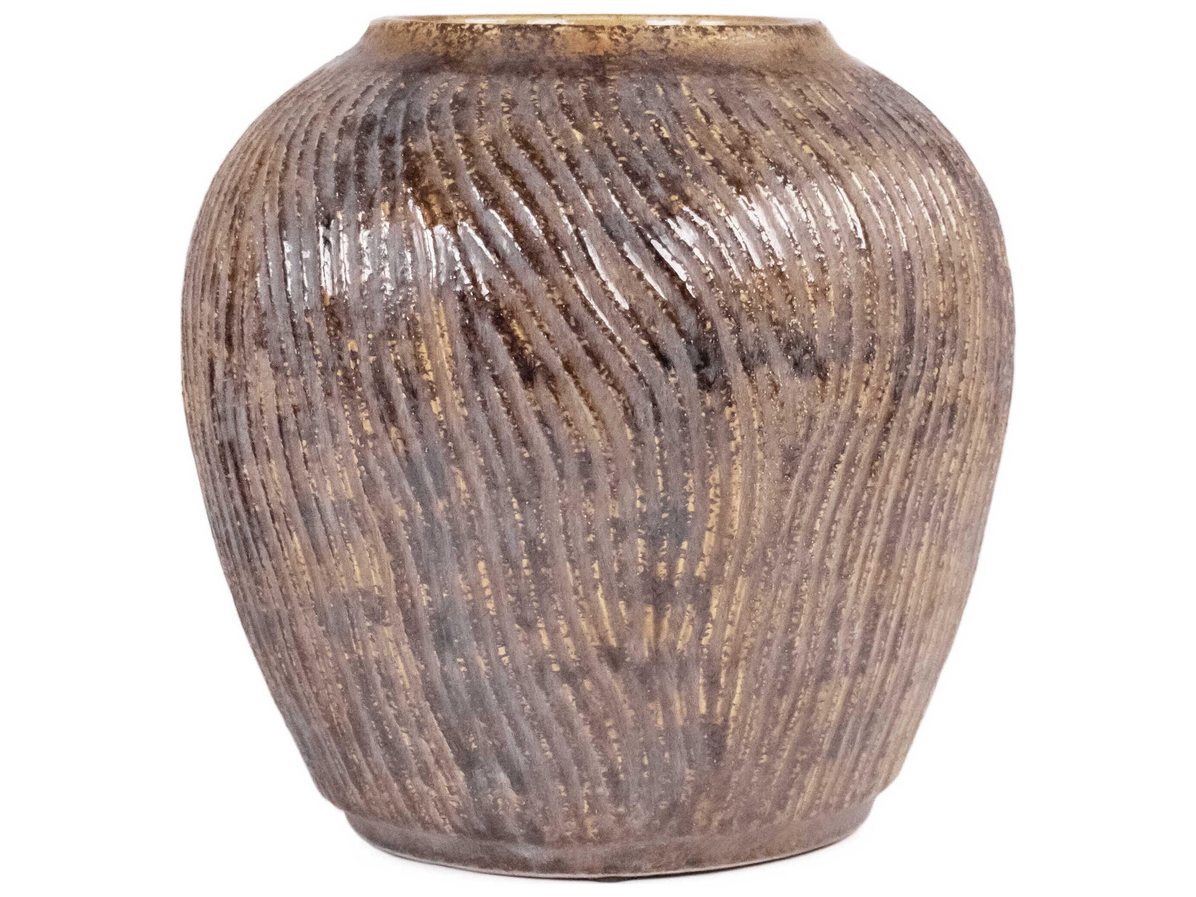 Zentique Distressed Textured Vase