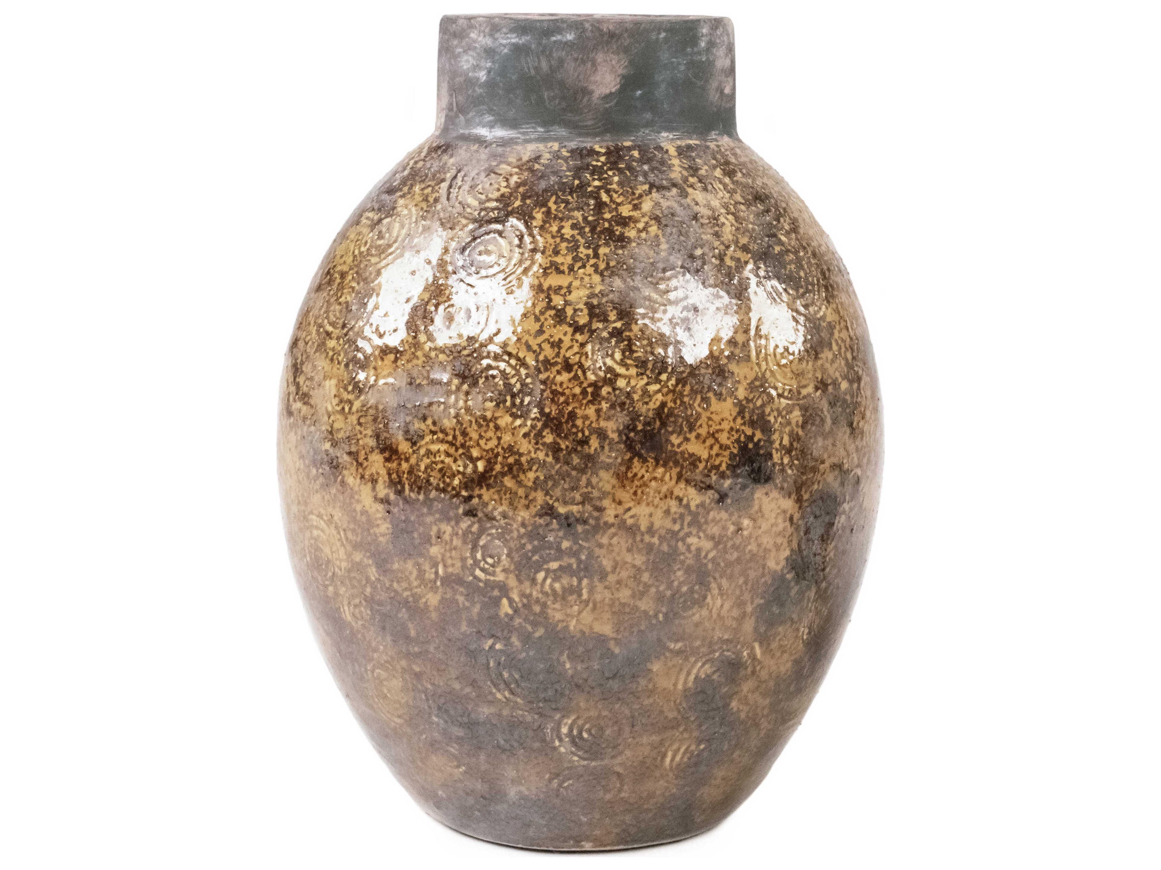 Zentique Distressed Textured Vase