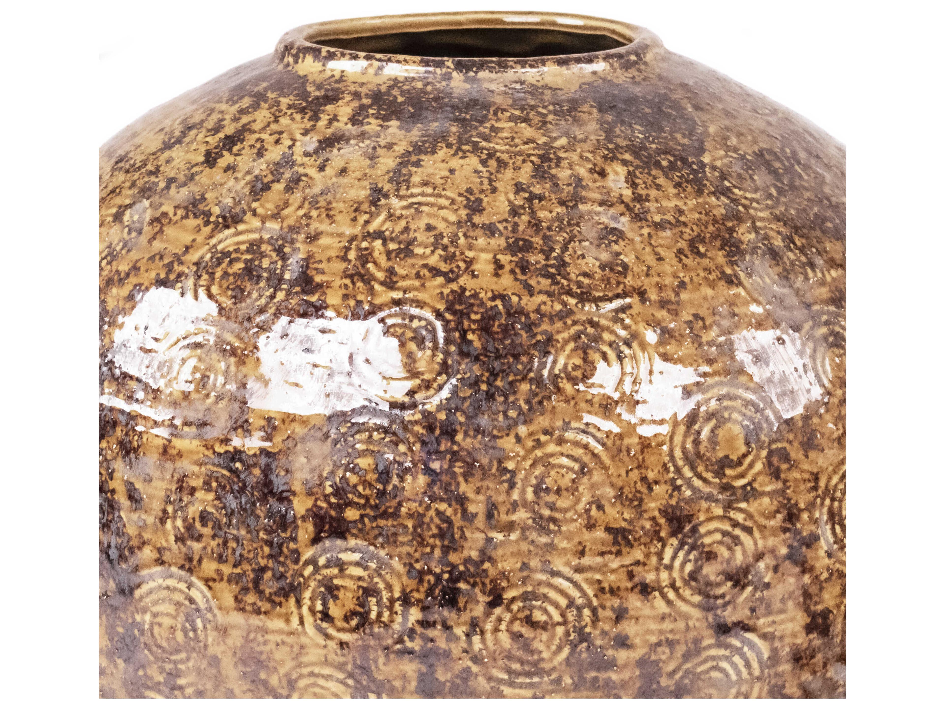 Zentique Distressed Textured Vase