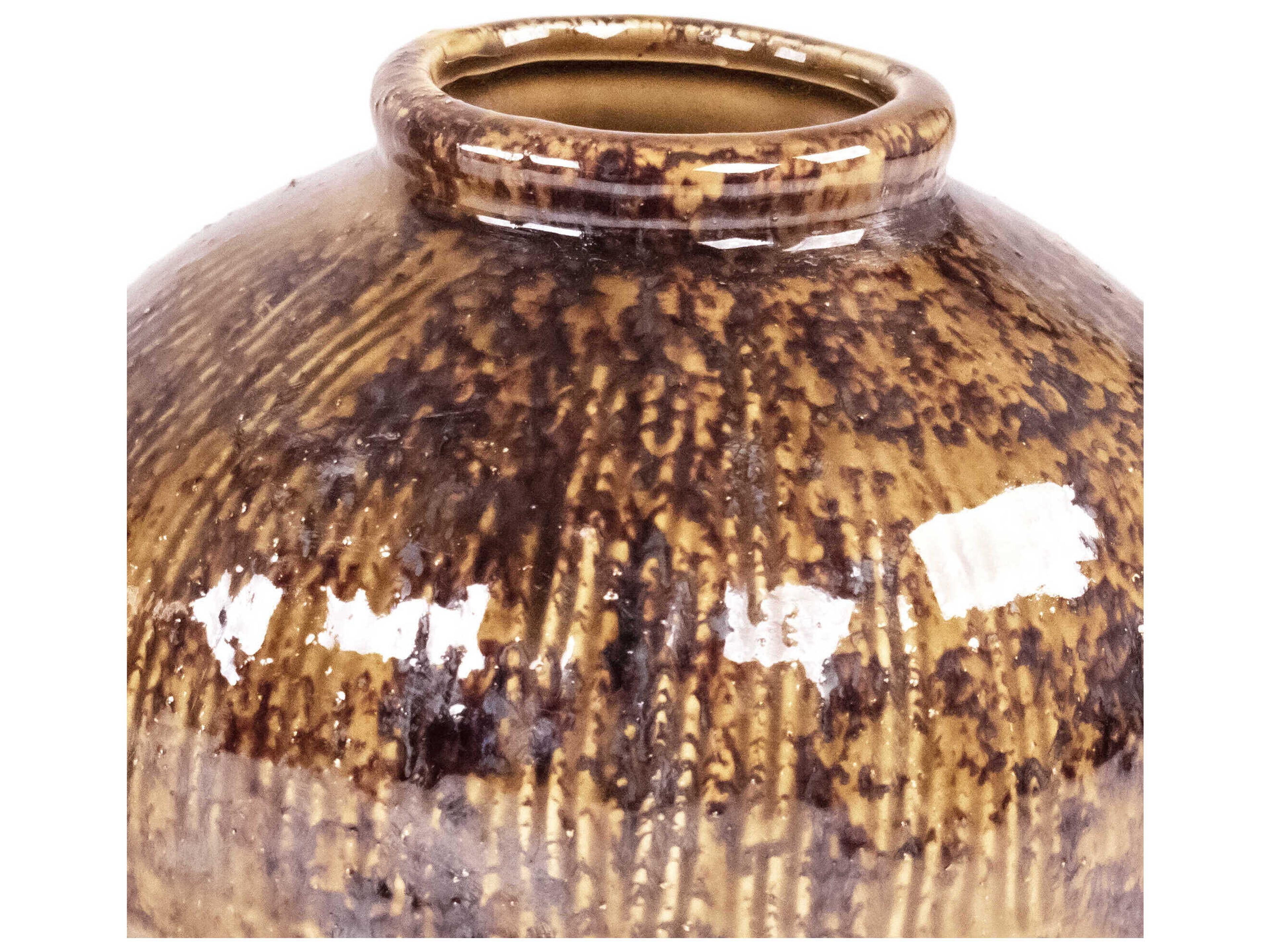 Zentique Distressed Textured Vase