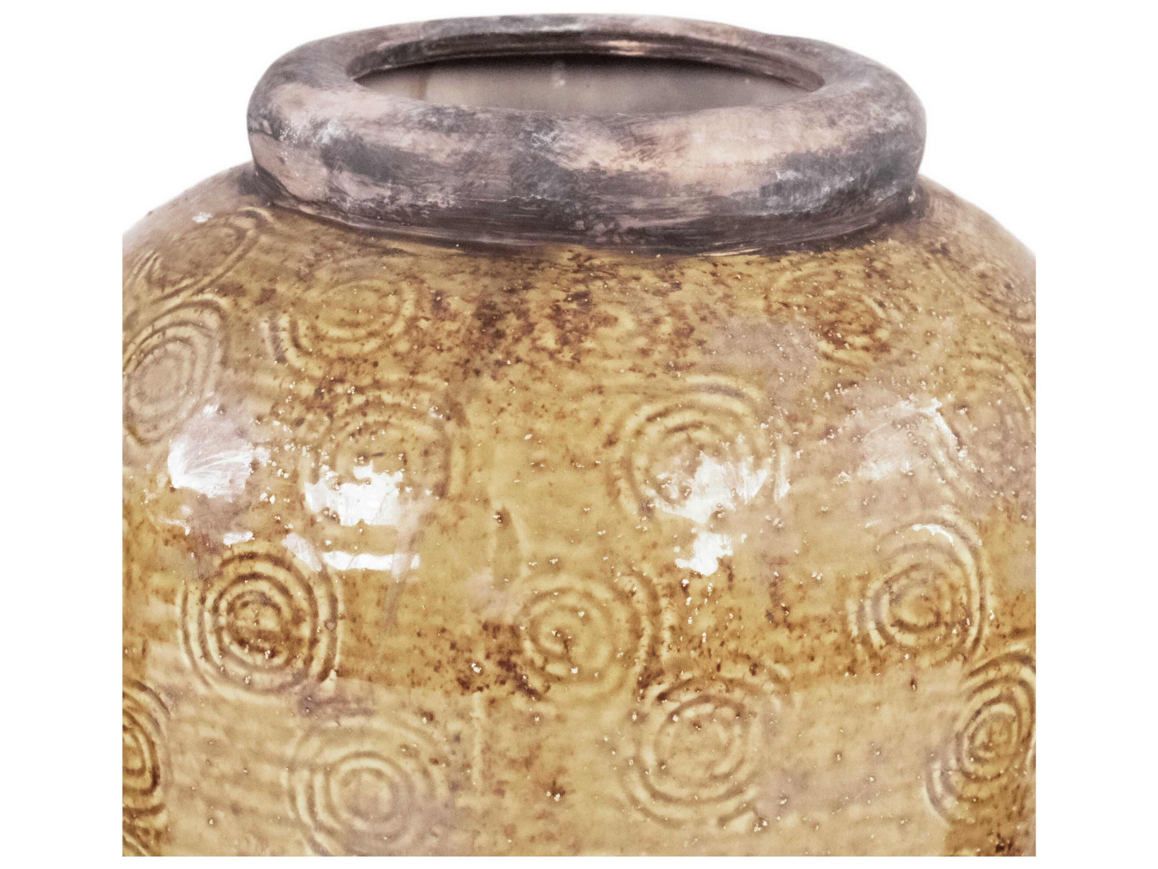 Zentique Distressed Textured Vase