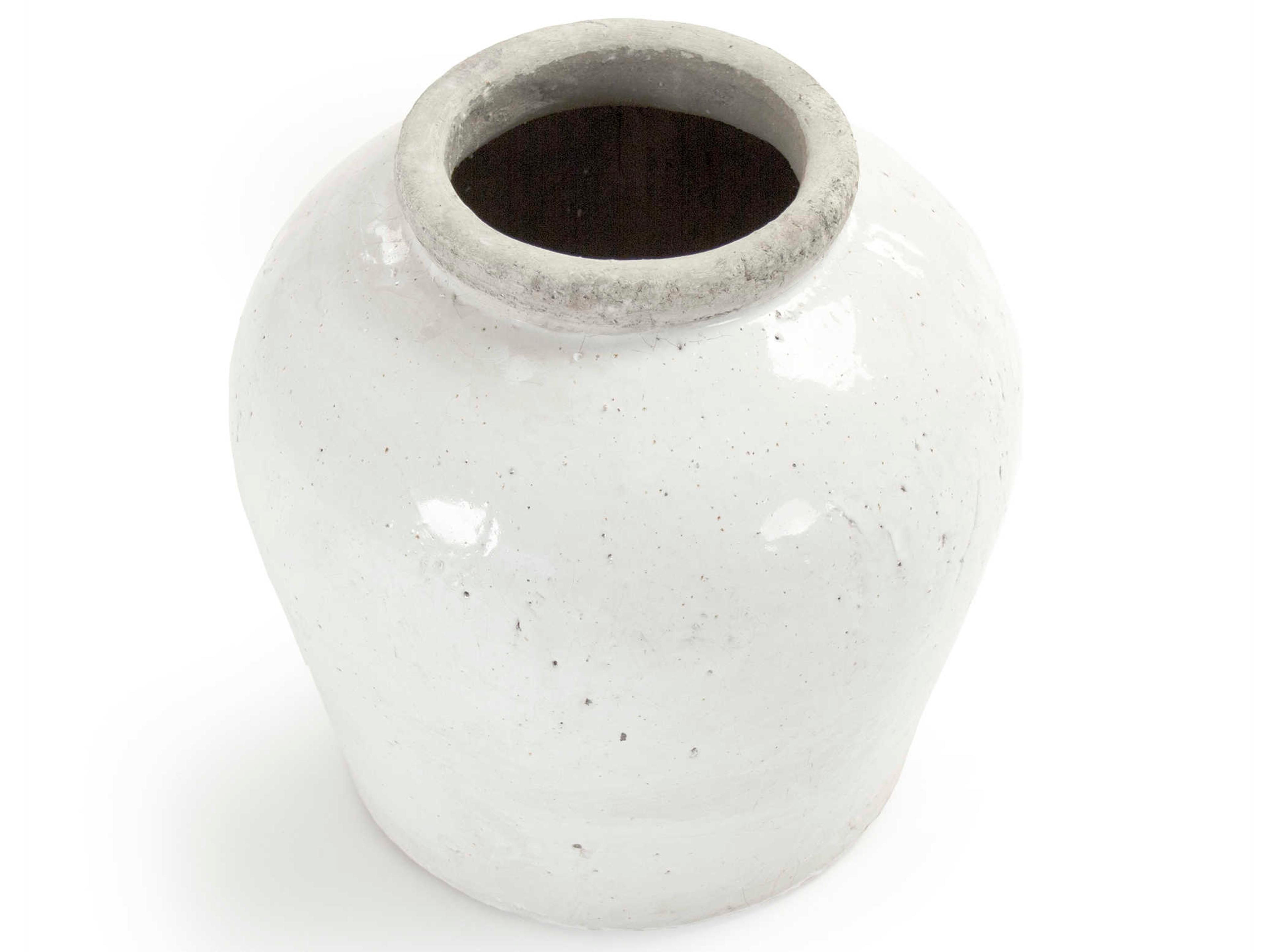 Zentique White Vase