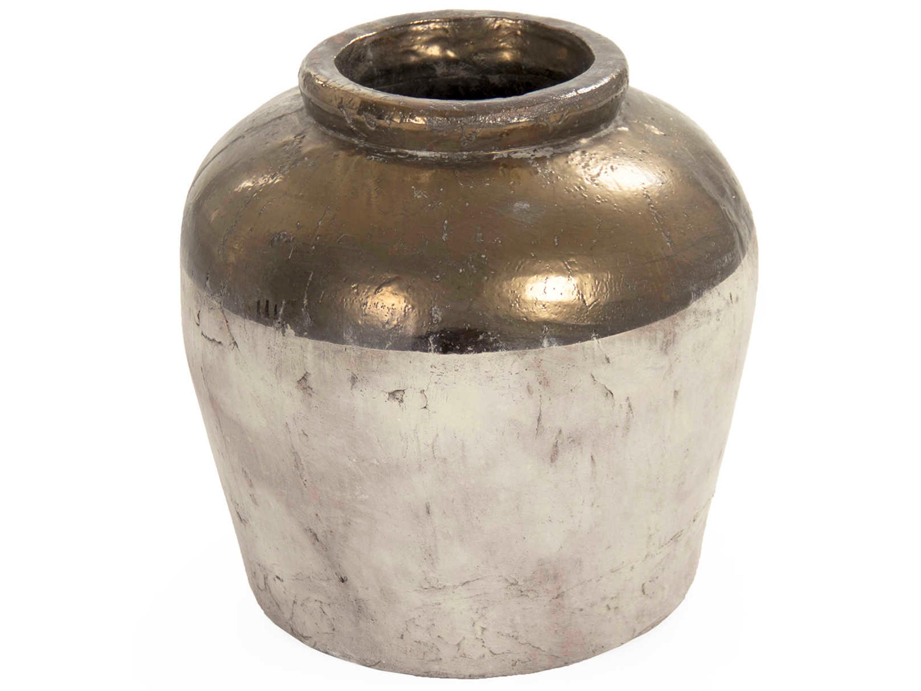 Zentique Gilded Top 16" Vase