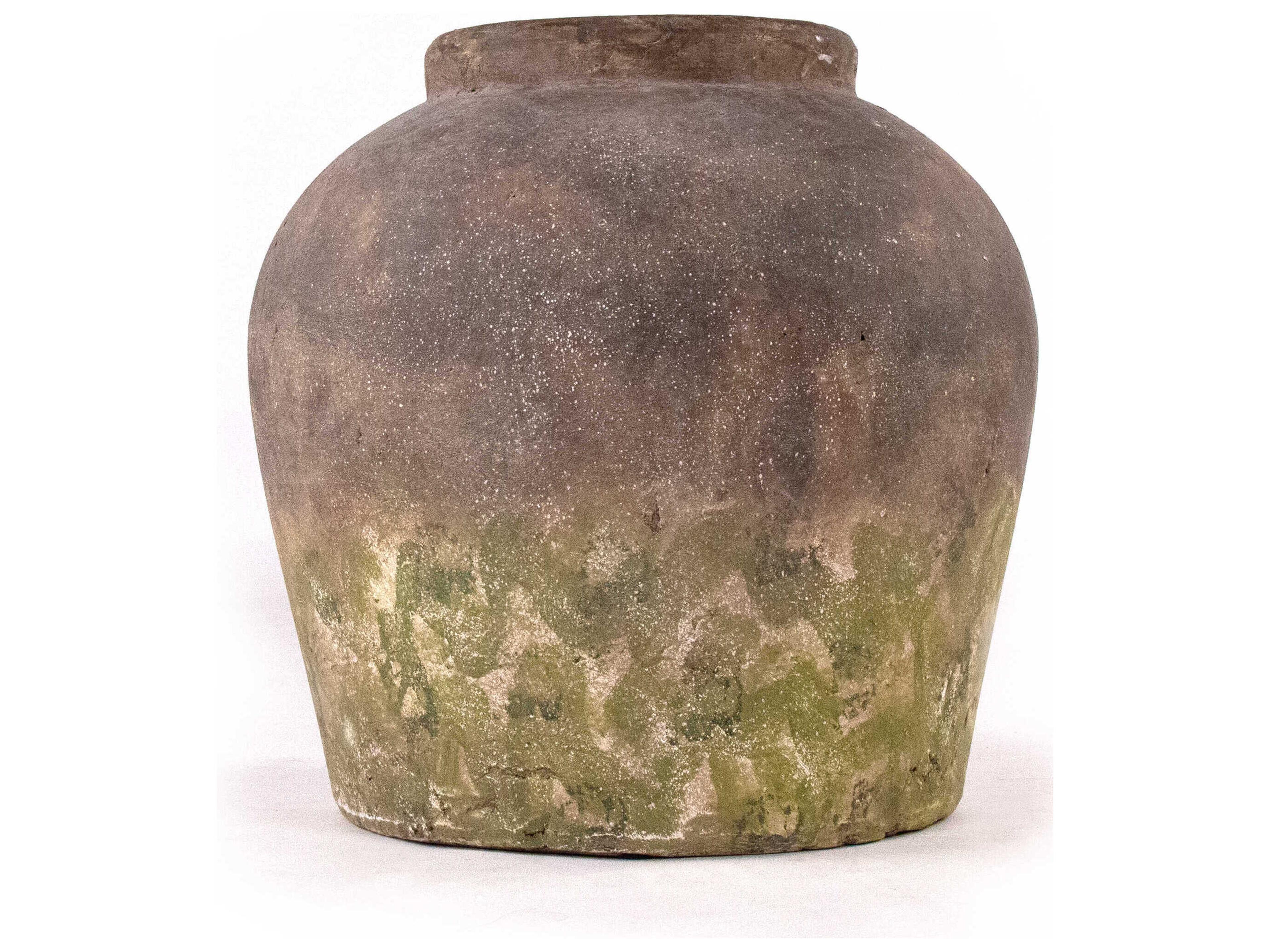 Zentique Distressed Rustic Vase