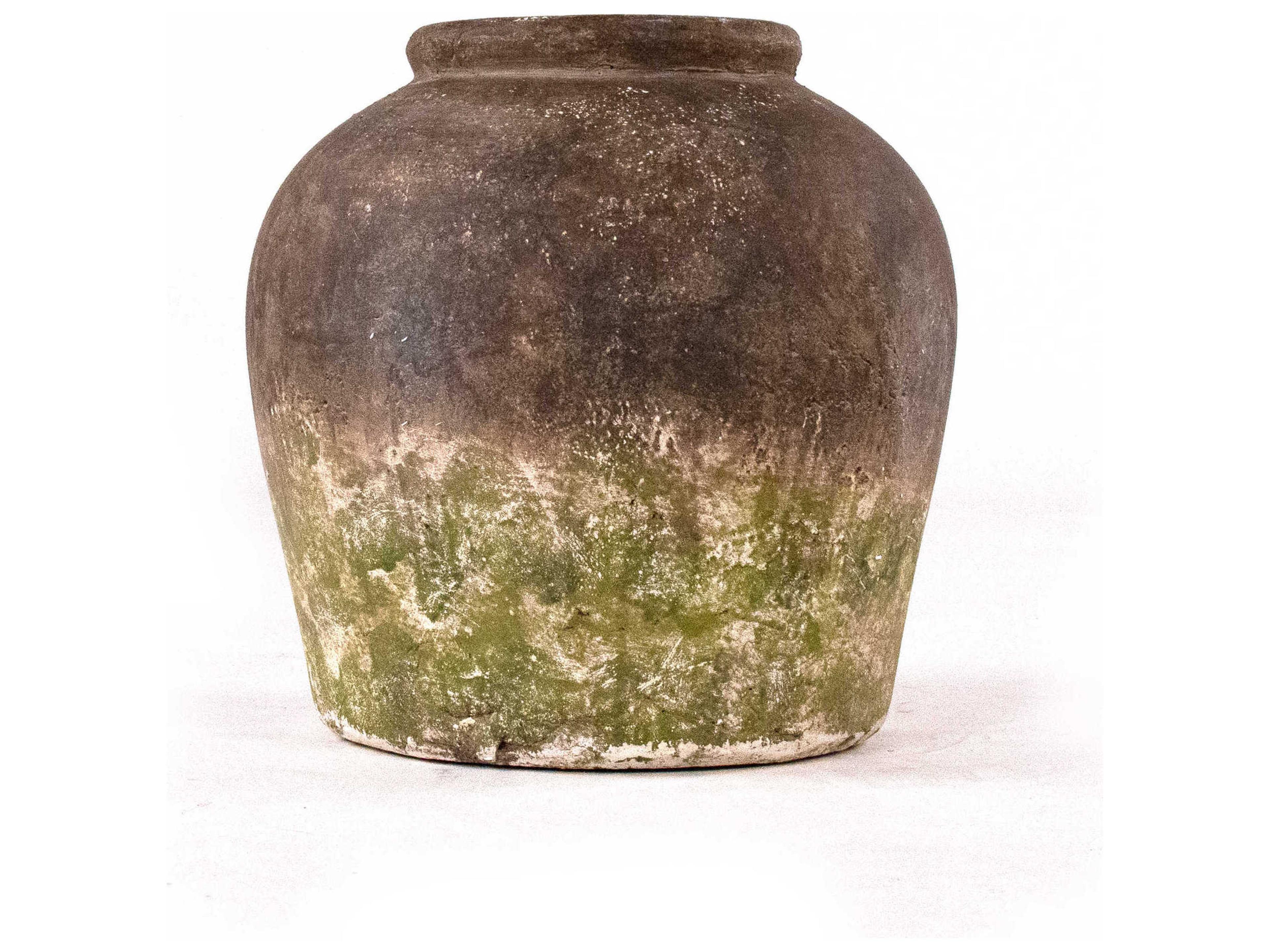 Zentique Distressed Rustic Vase