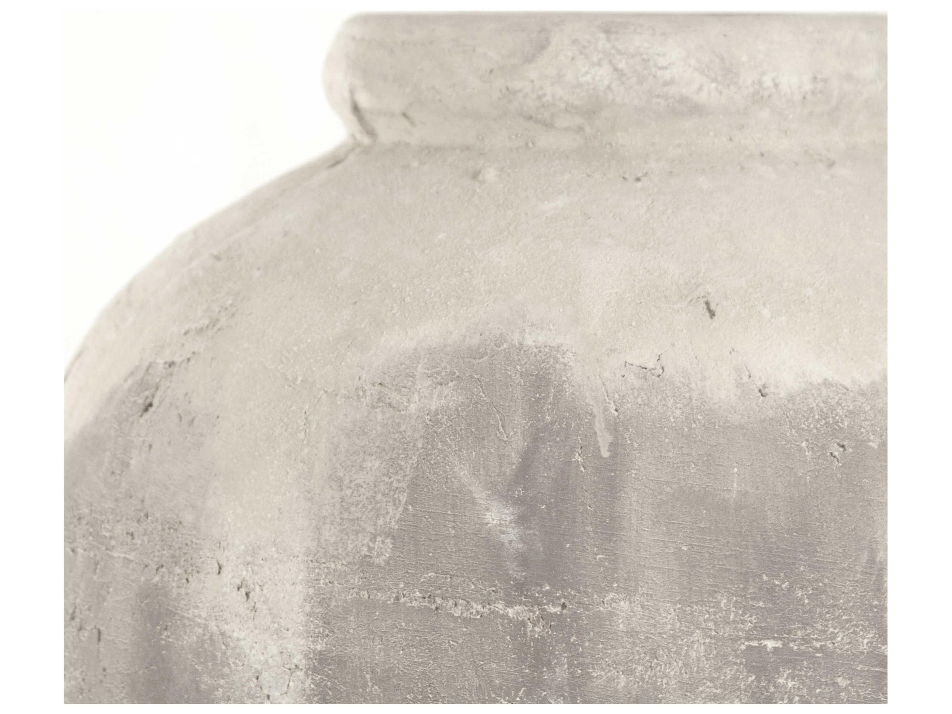 Zentique Distressed Grey Jar