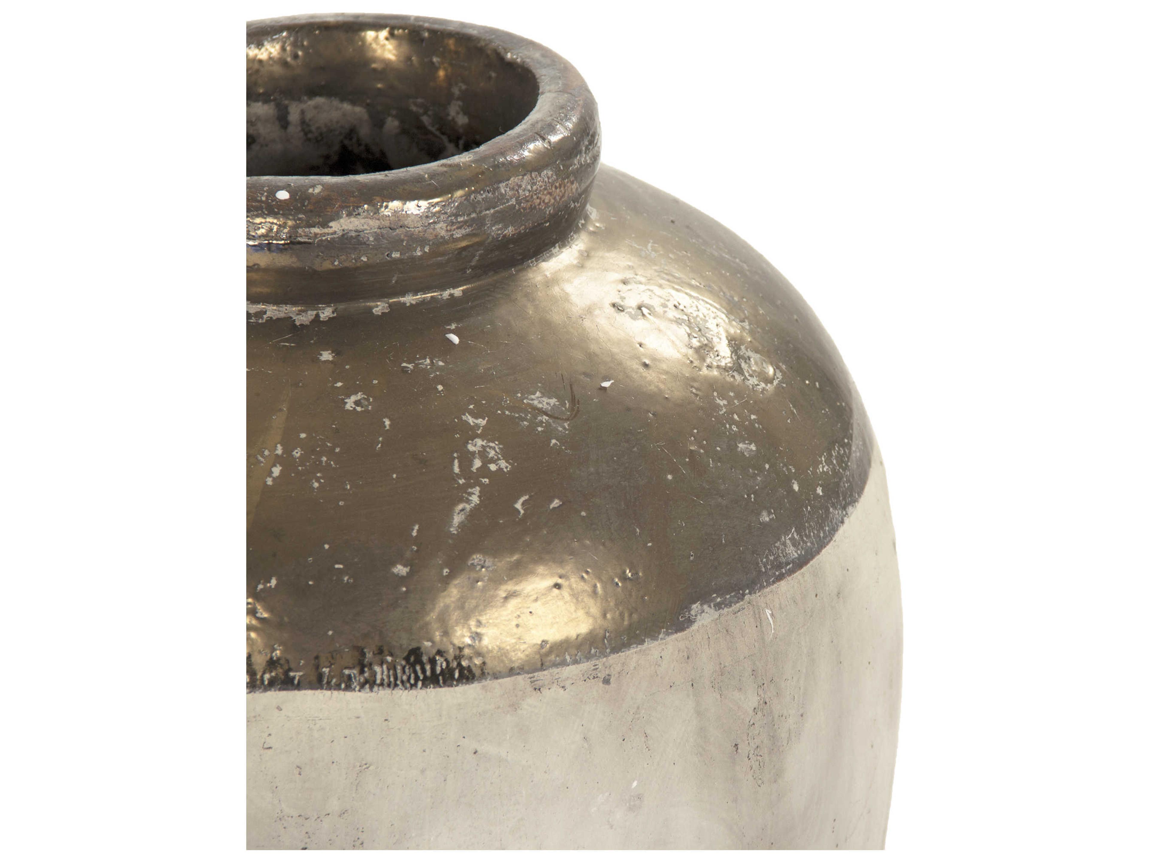 Zentique Gilded Top 16" Vase