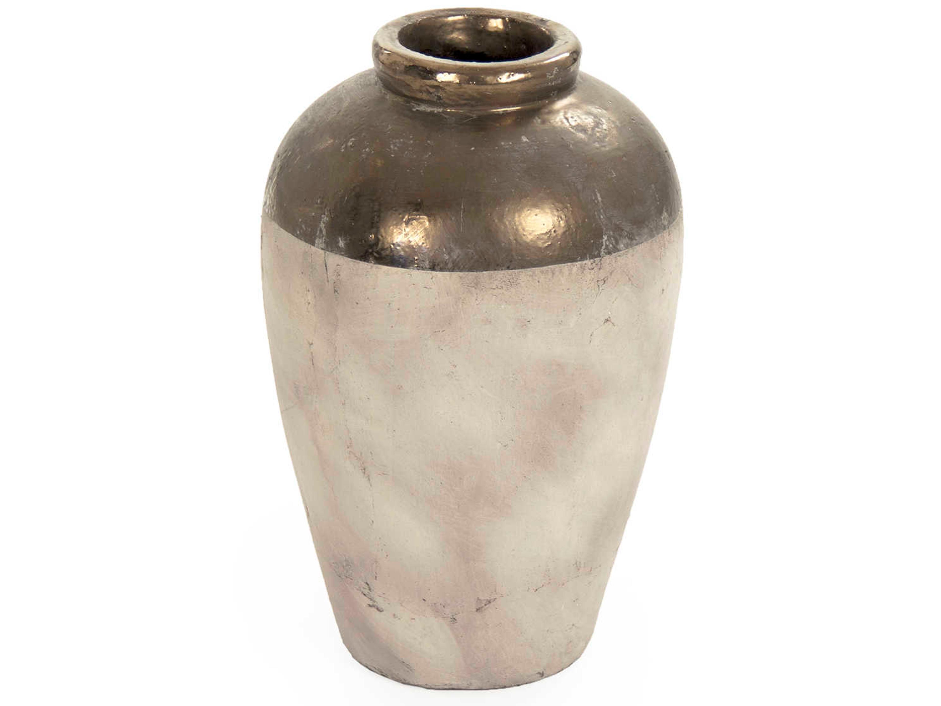 Zentique Gilded Top 12" Vase