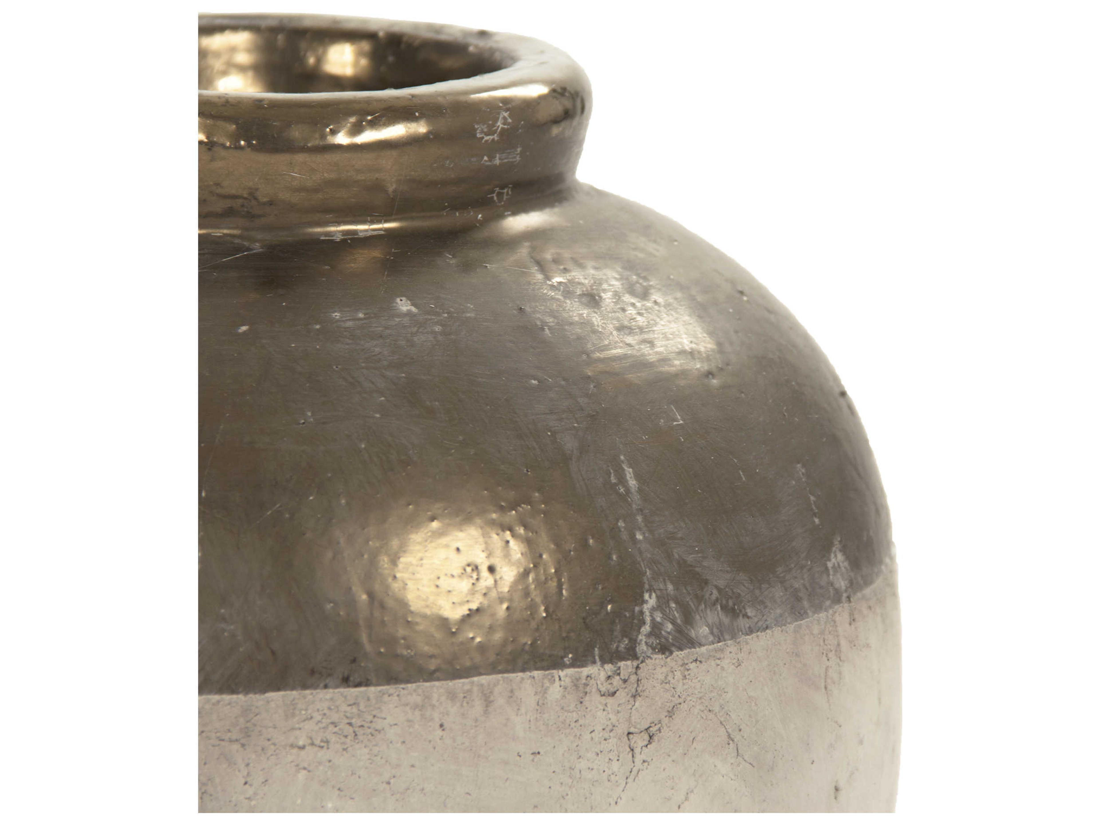 Zentique Gilded Top 12" Vase