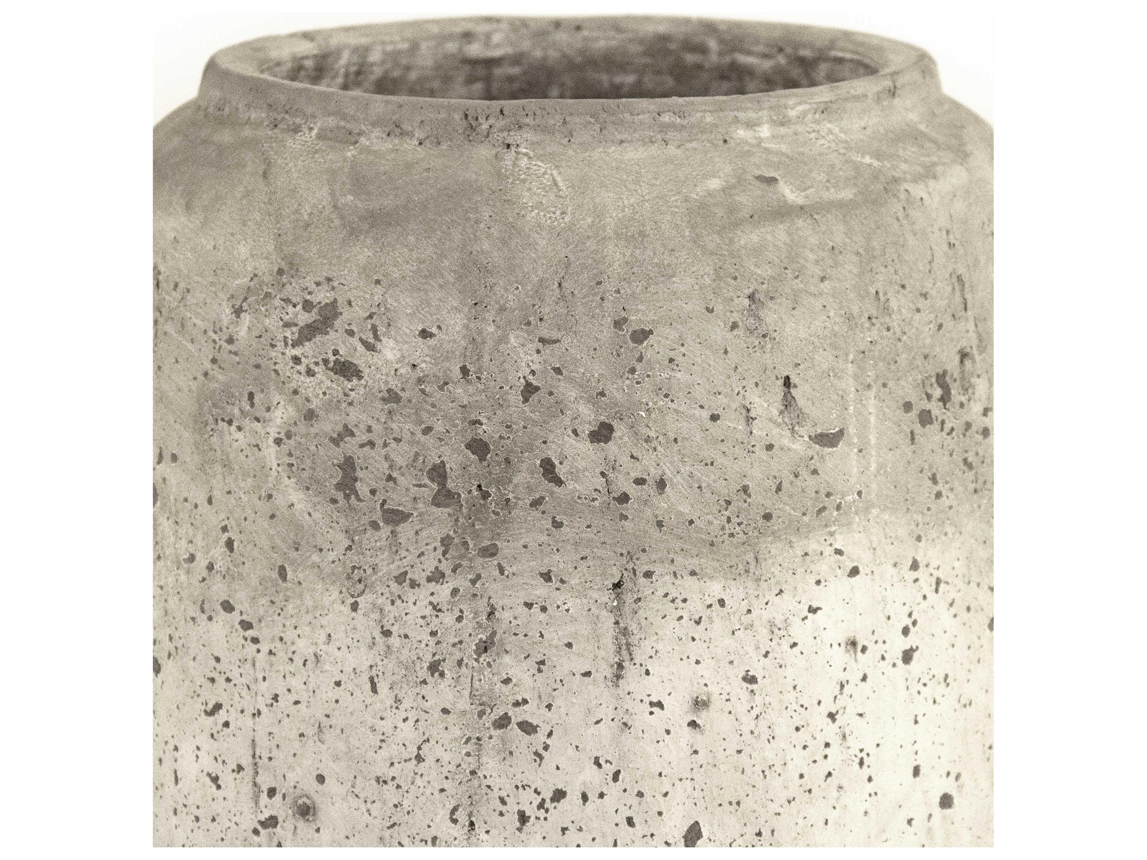 Zentique Distressed Grey Wash Vase