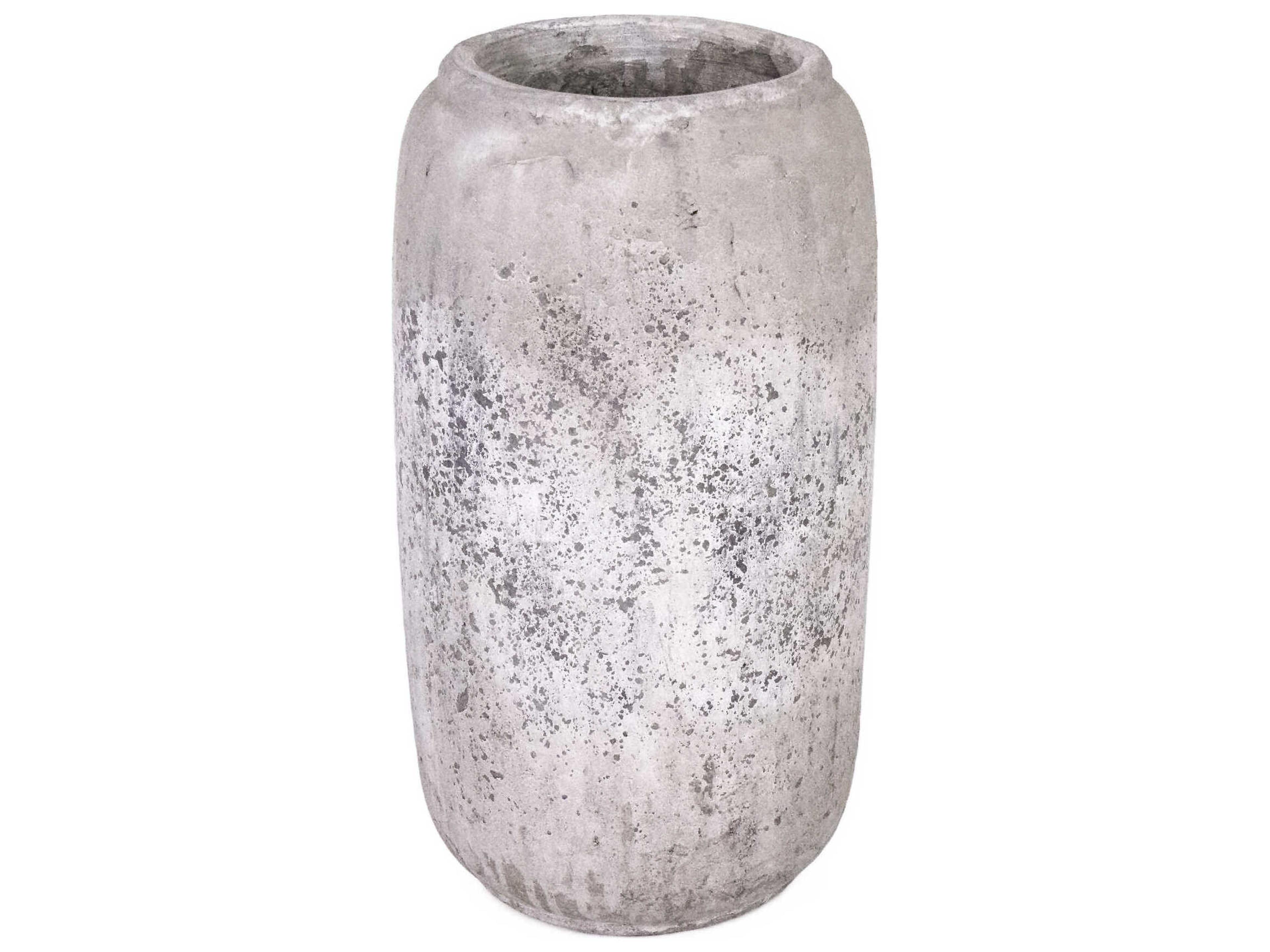Distressed Grey Wash Vase