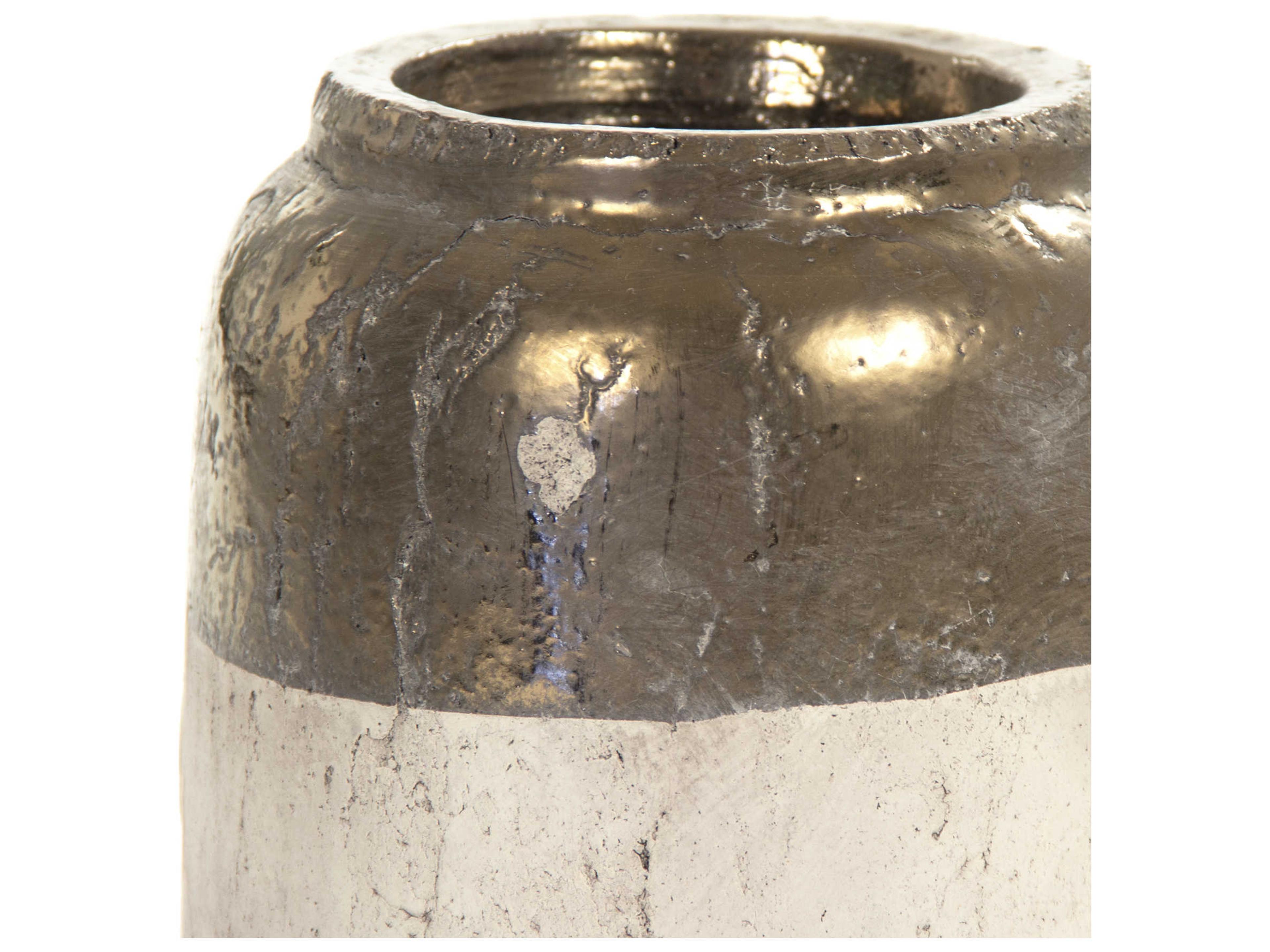 Zentique Gilded Top 8" Vase