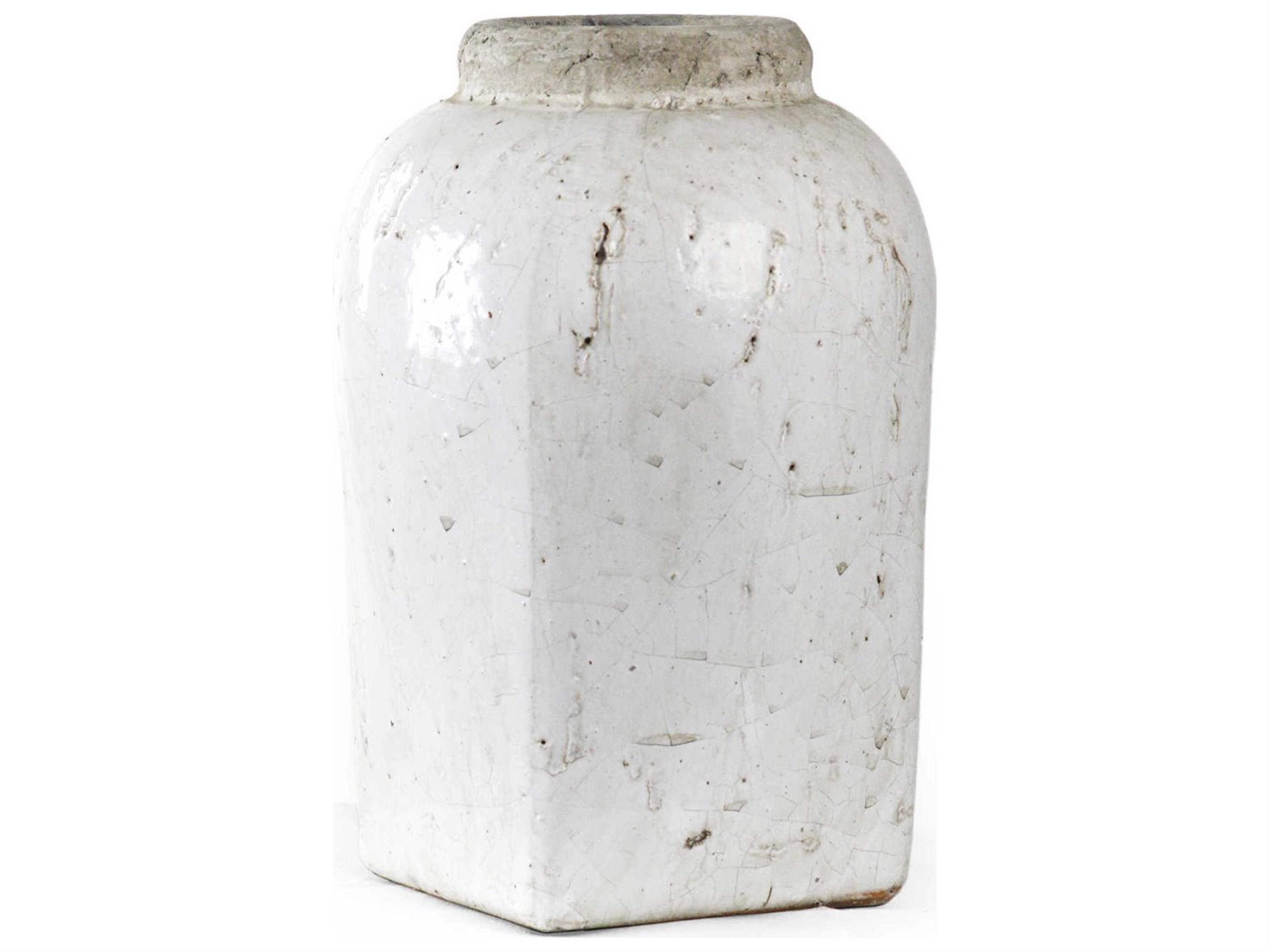 Zentique White Vase