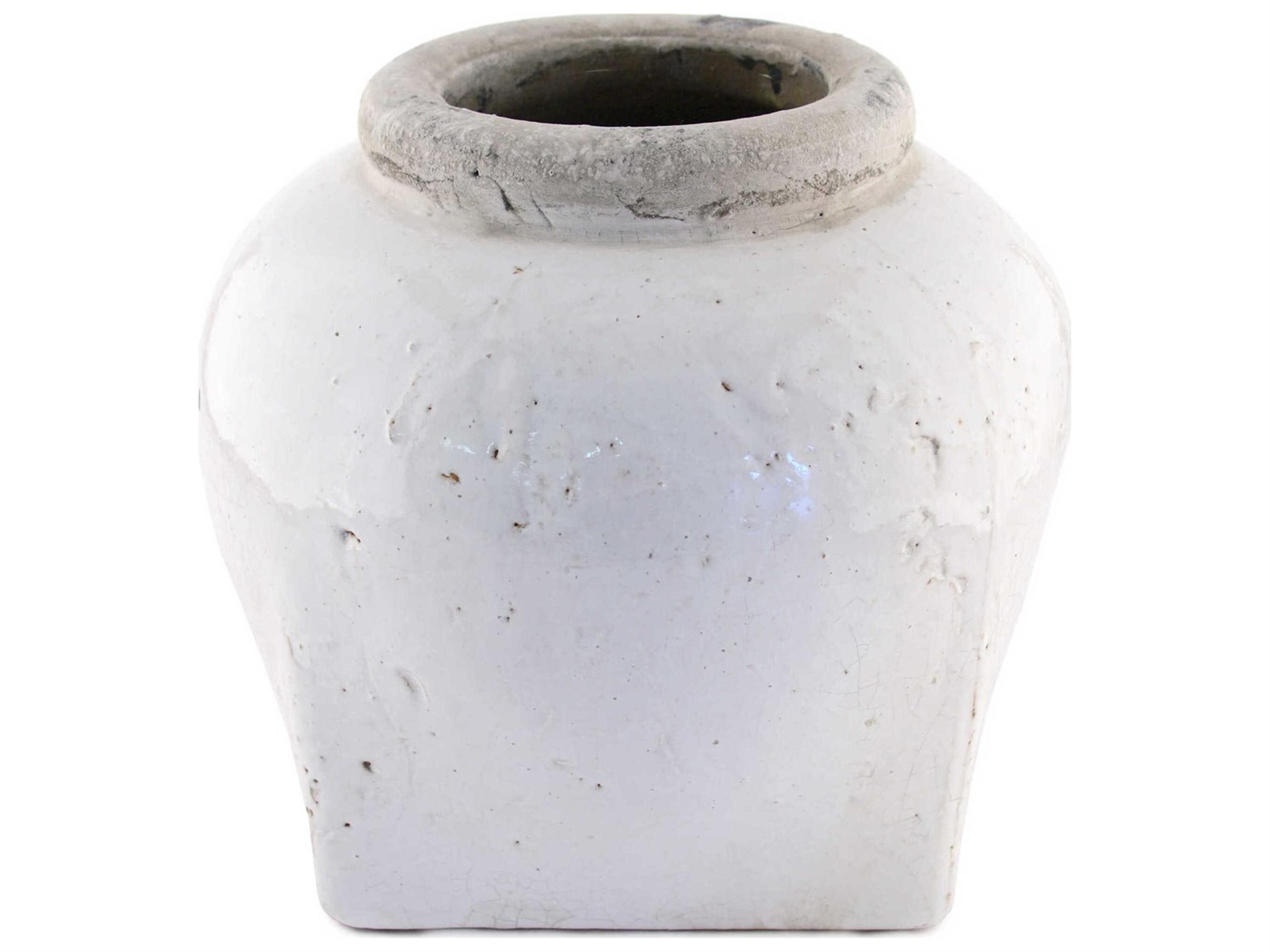 Zentique White Vase