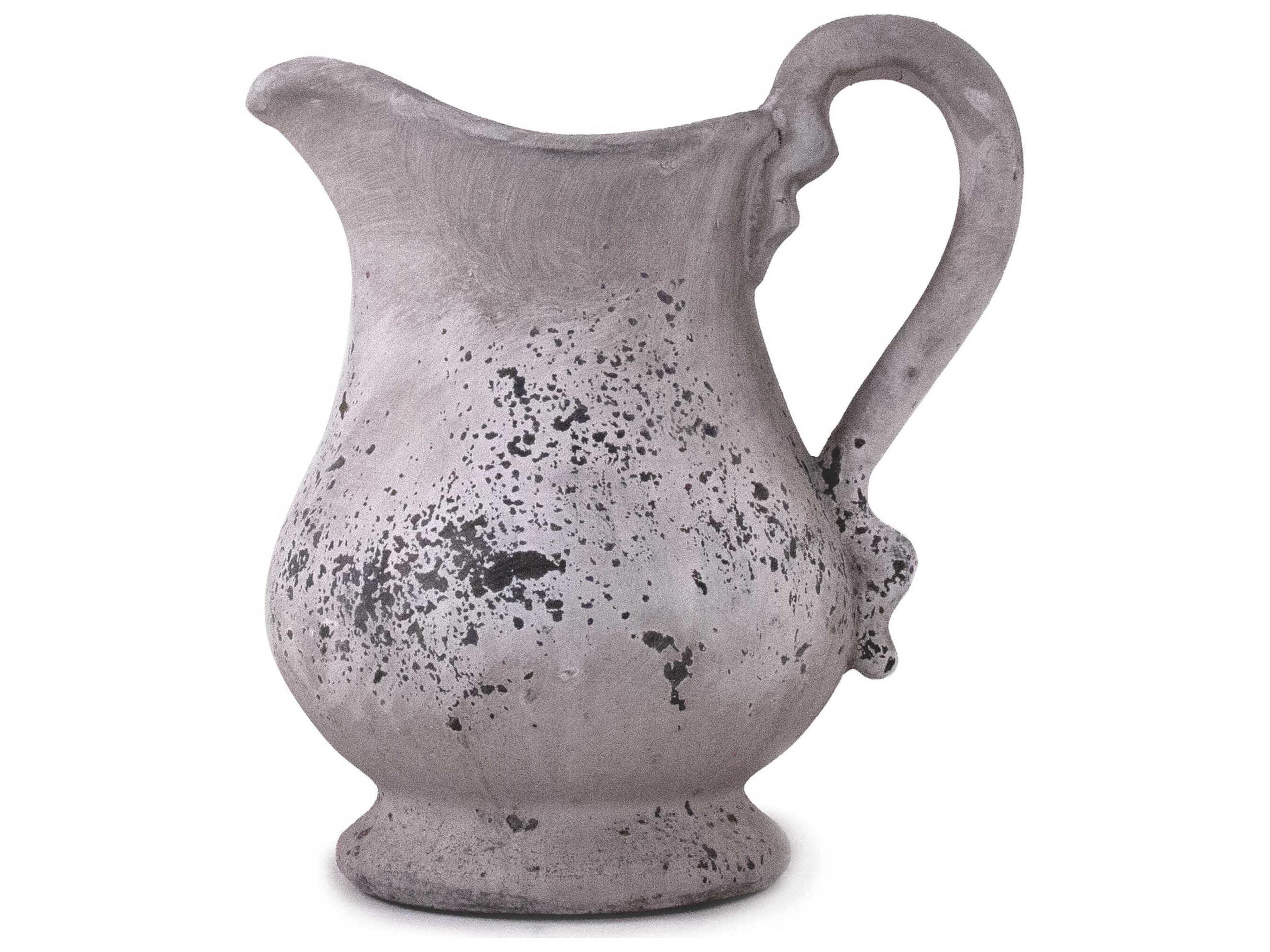 Zentique Distressed Grey Wash Vase