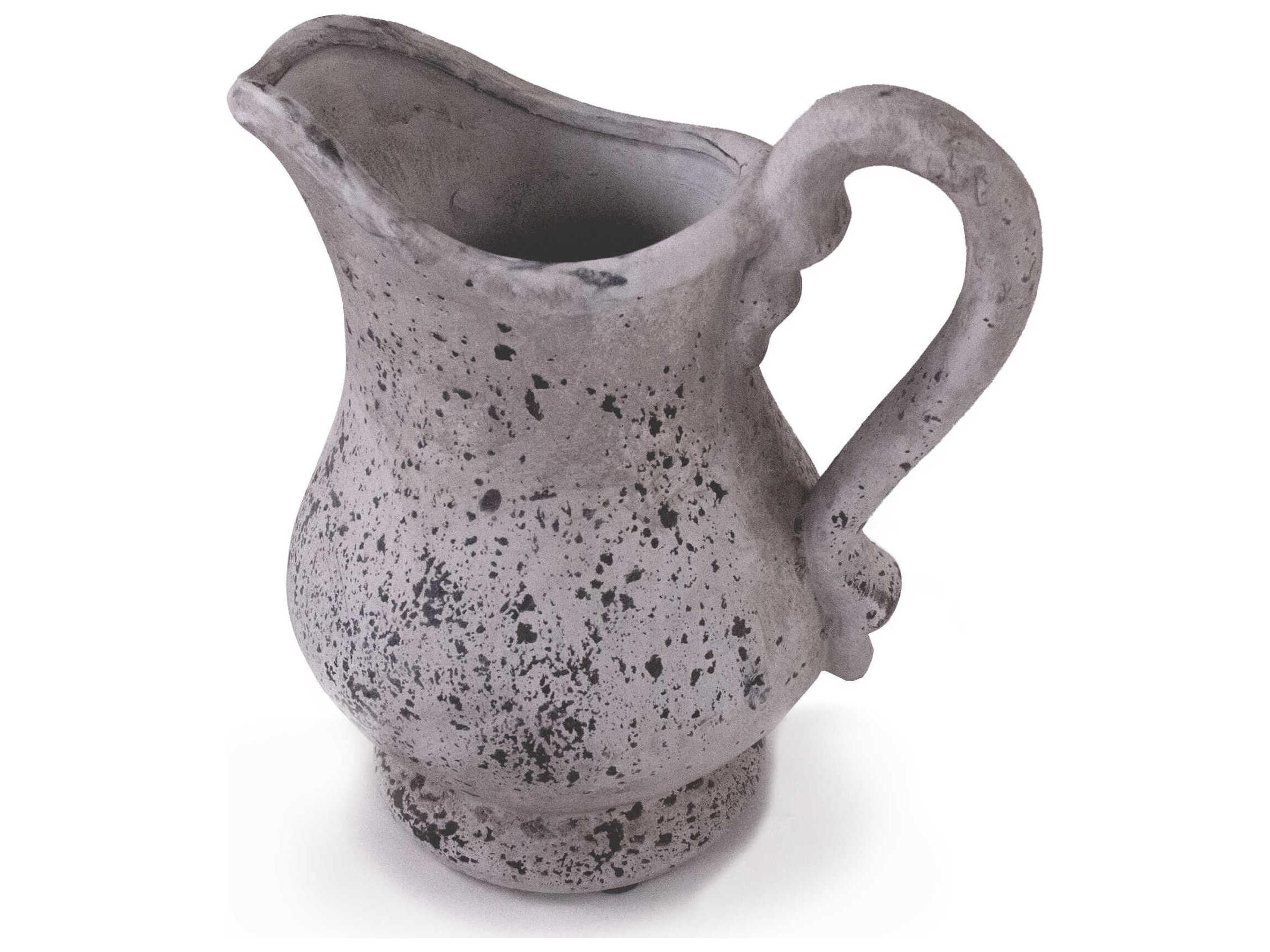 Distressed Grey Wash Vase