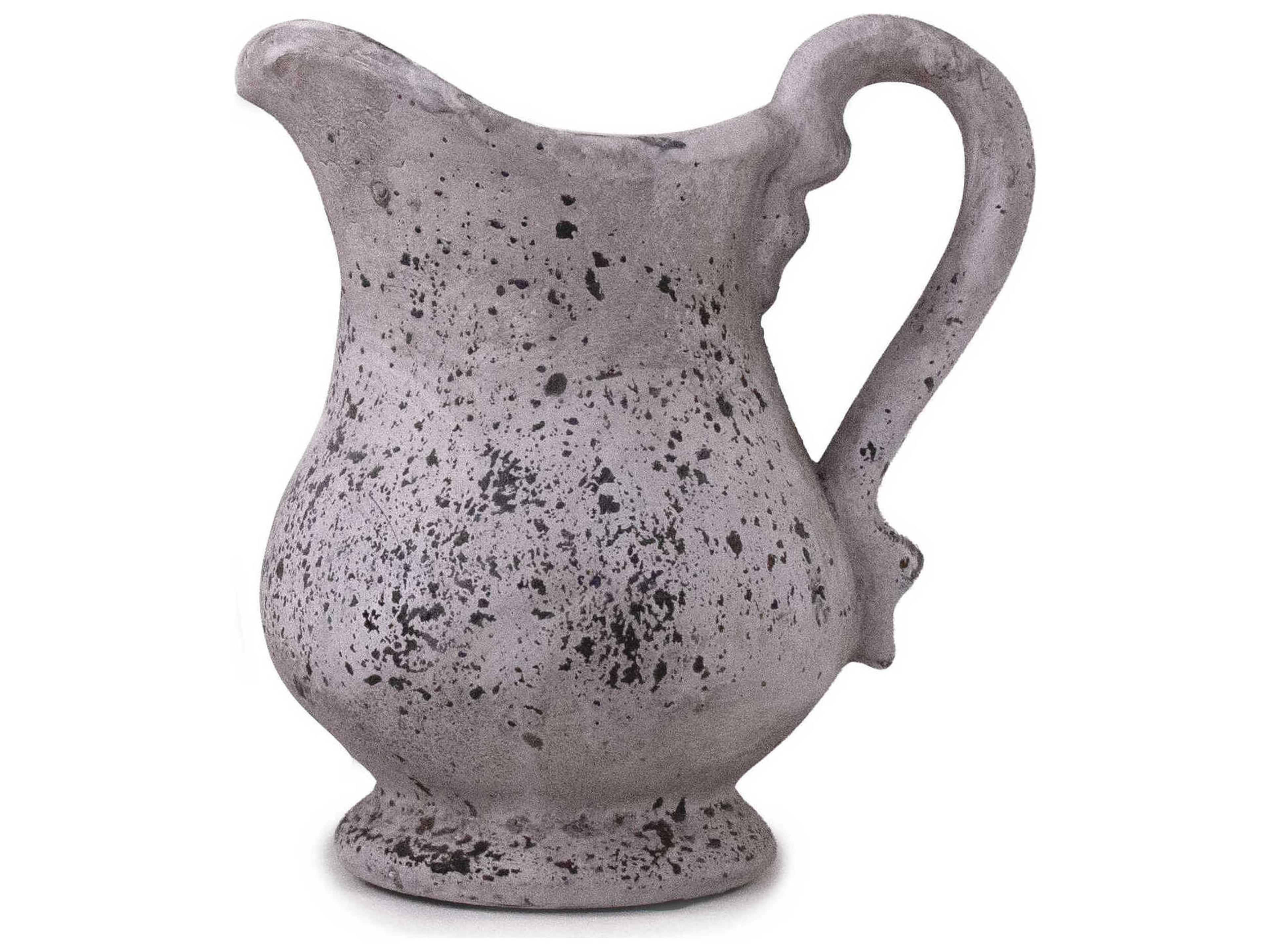 Zentique Distressed Grey Wash Vase